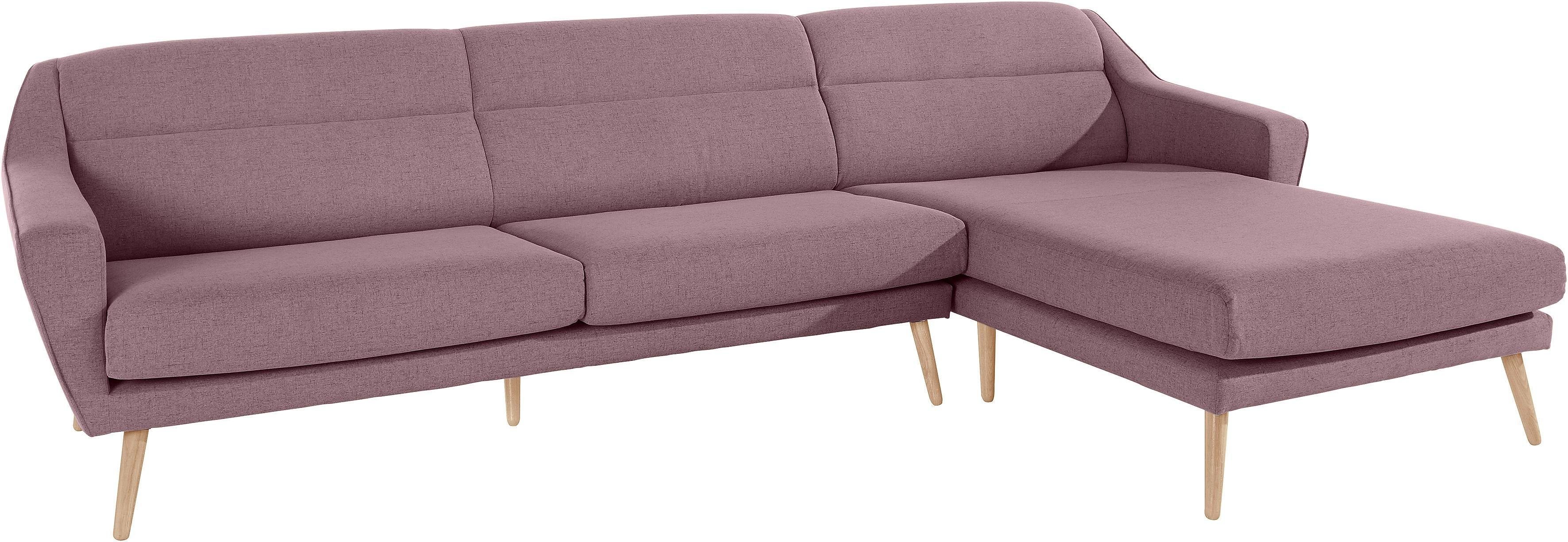 andas Ecksofa Bille L-Form, mit Naht günstig online kaufen