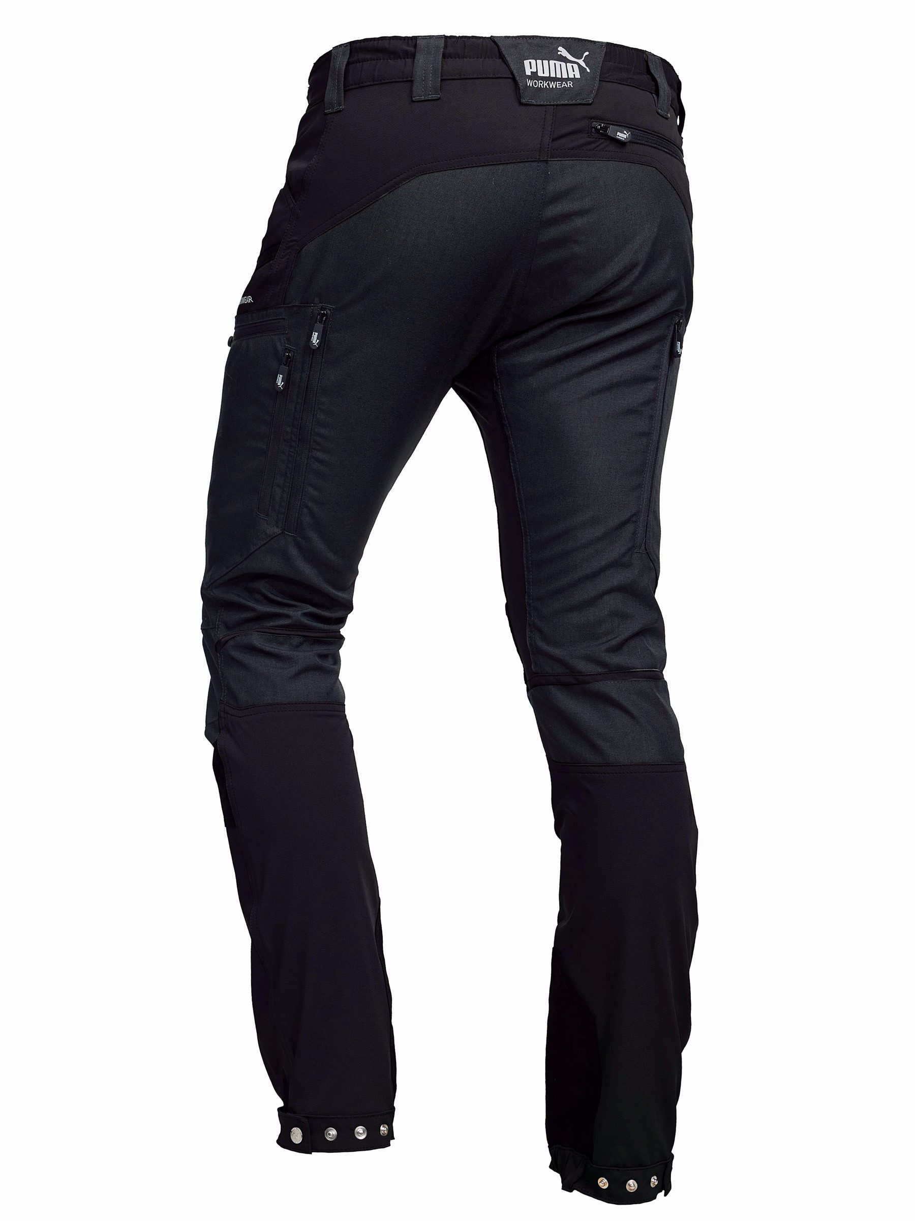 PUMA Workwear Outdoorhose Wanderhose Herren - Outdoor Hosen für Herren, Verstellbare Knopfleiste Verstärktes Nylon für Langlebigkeit - 4-Wege-Stretch - Atmungsaktiv