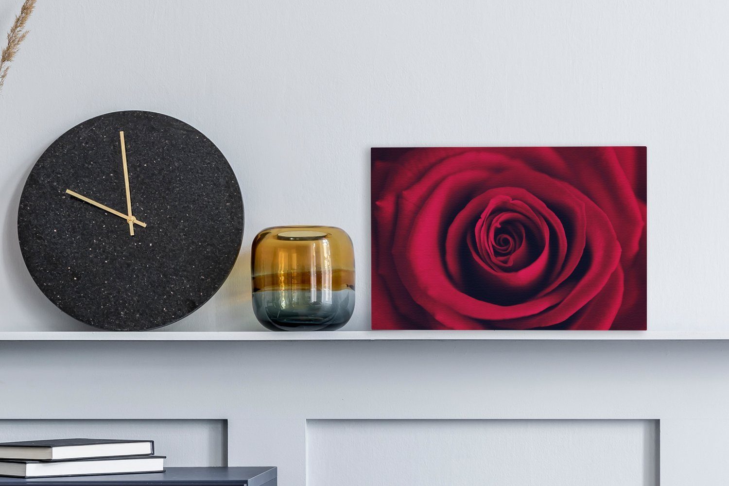 OneMillionCanvasses® Leinwandbild Rosen - Rot - günstig online kaufen