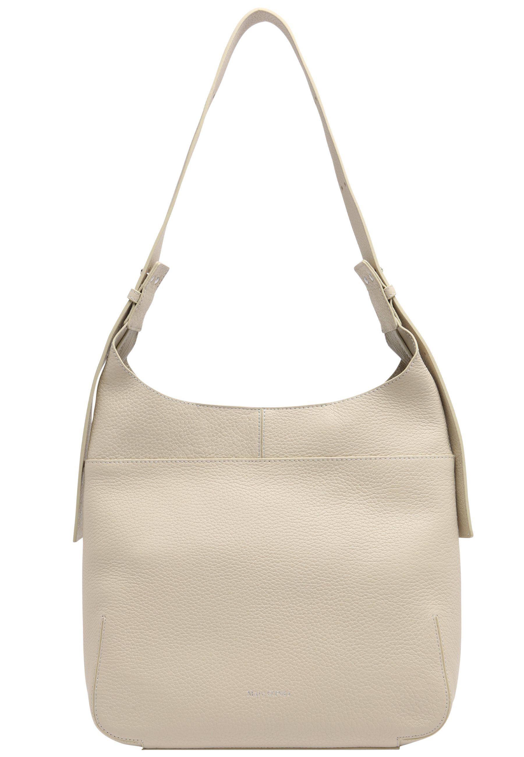 Marc O'Polo Hobo Cara, mit Label-Applikationen CHALKY SAND