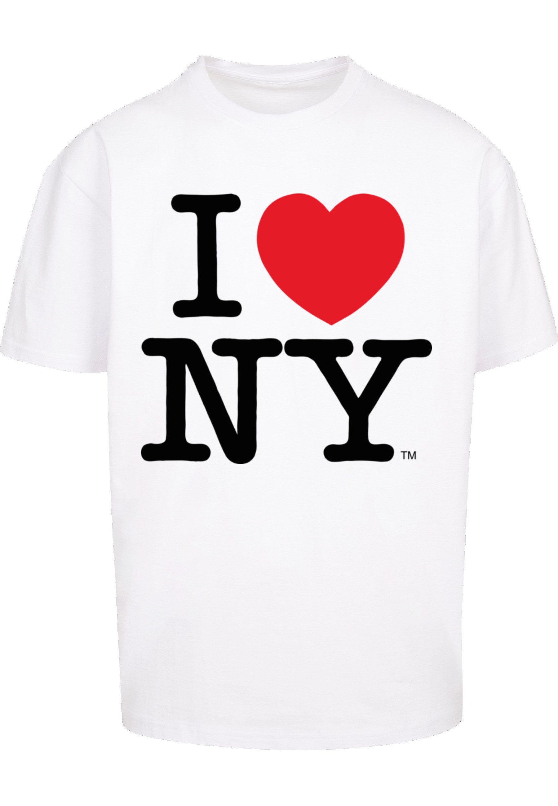 Merchcode T-Shirt Merchcode Herren I Love NY Oversize Tee (1-tlg) günstig online kaufen