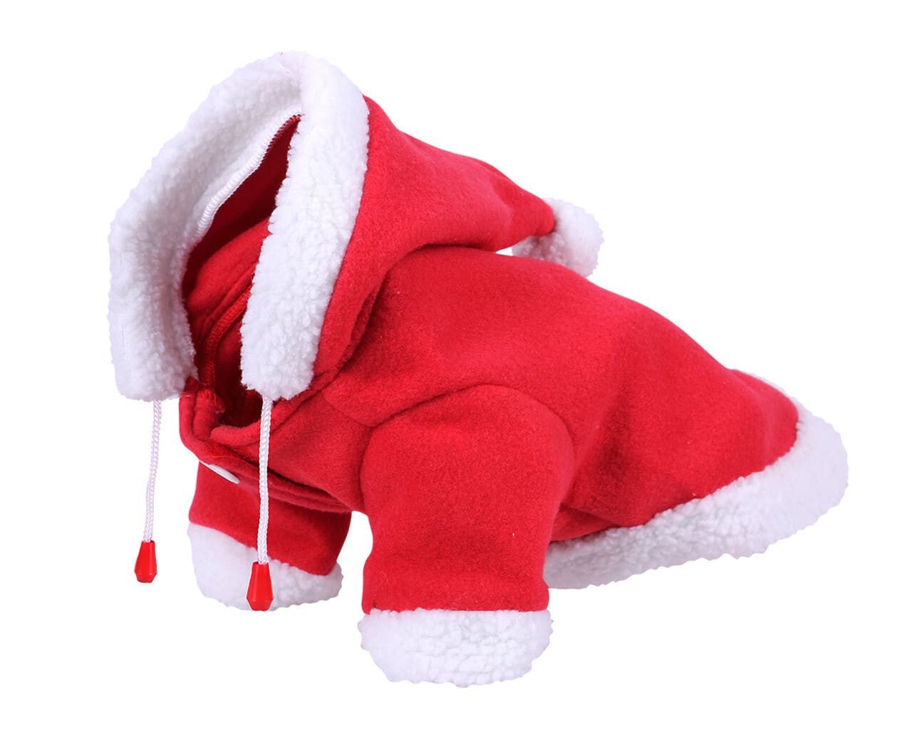 QHP Hundemantel Weihnachts-Hundemantel