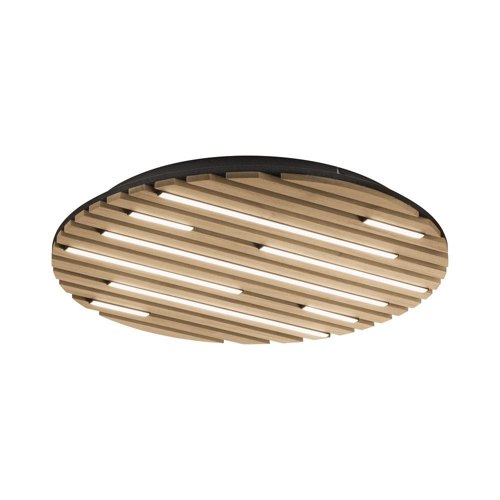 Paul Neuhaus Smarte LED-Leuchte LED Deckenlampe Q-AKUSTIK Echtholz, Smart Home, CCT-Farbtemperaturregelung, Dimmfunktion, Memoryfunktion, mit Leuchtmittel, warmweiß bis kaltweiß, Smart Home, dimmbar, Fernbedienung, CCT Farbetemperaturregelung