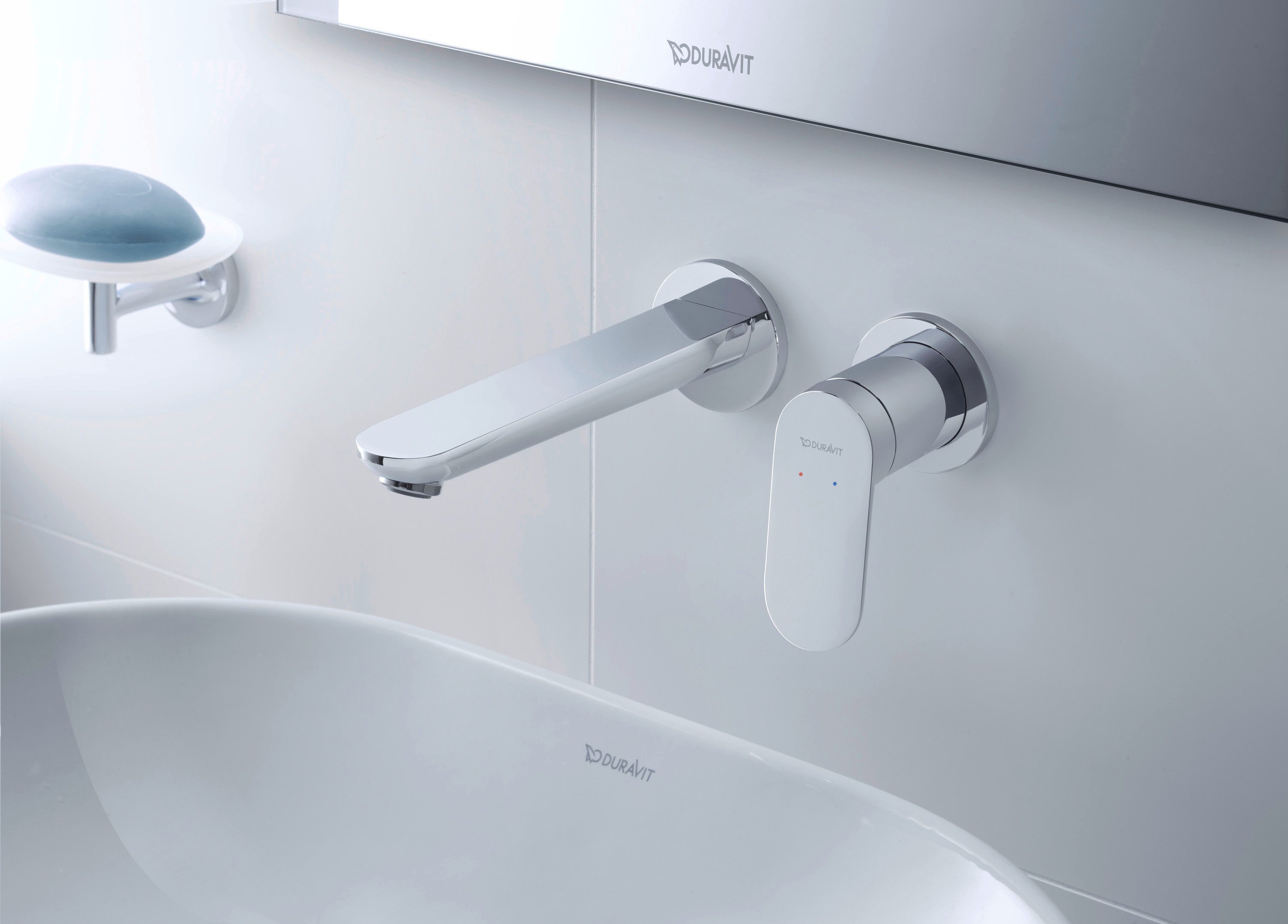 Duravit Unterputzarmatur Wave Chrom Waschtisch UP Waschtischarmatur Wandmontage Wave Chrom