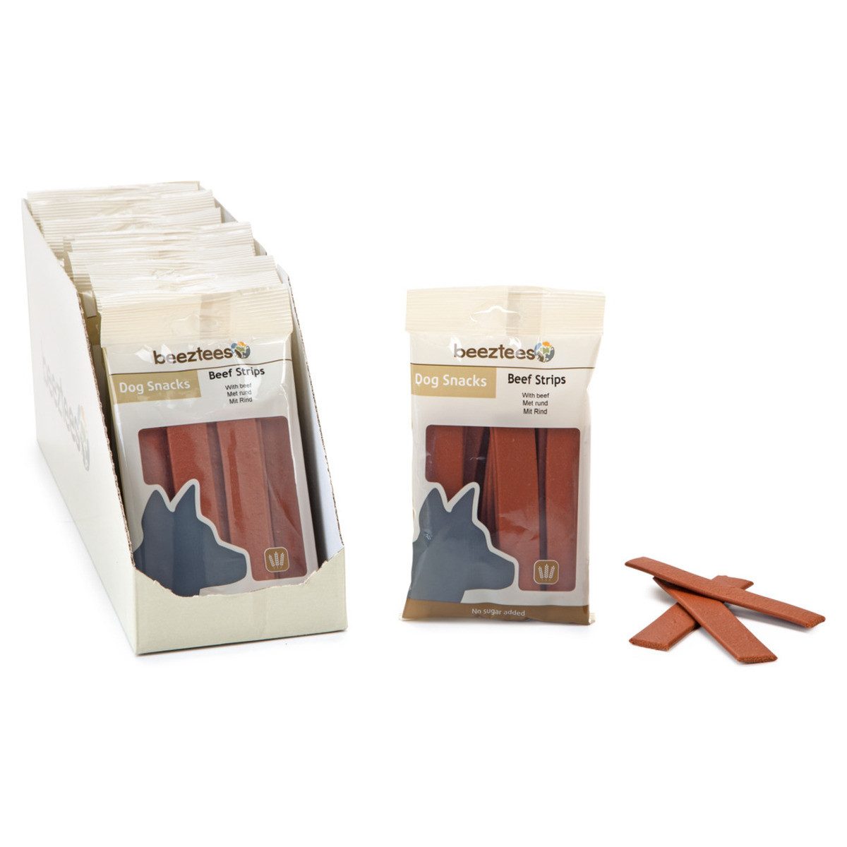 Beeztees Kaustreifen Rind 150 g, für: Hund