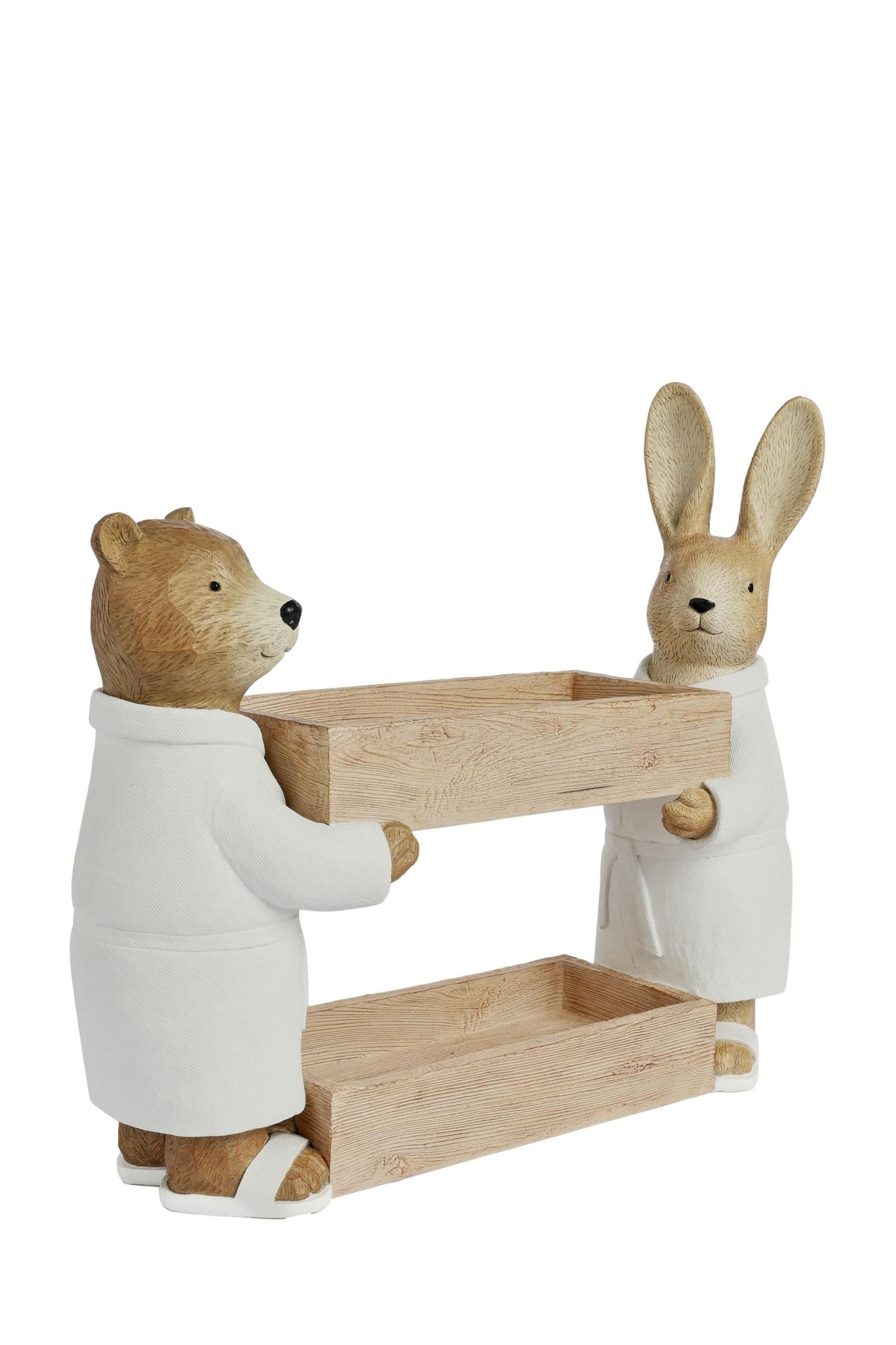 Next Badregal Bertie Bear und Rosie Rabbit Aufbewahrungslösung, 1-tlg.