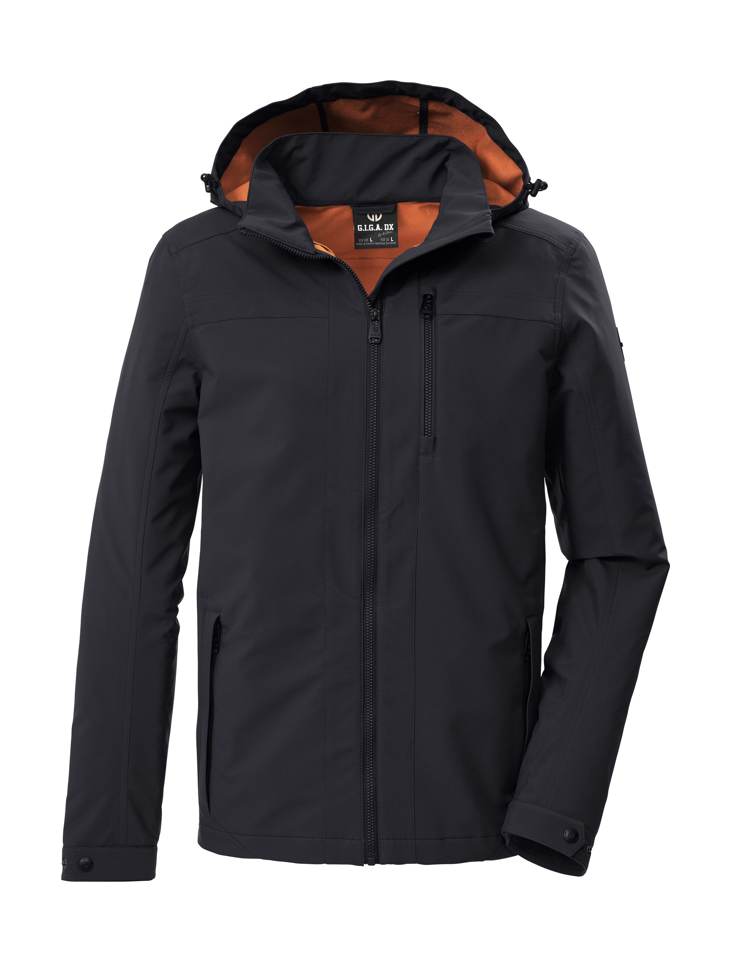 G.I.G.A. DX by killtec Softshelljacke GS 108 MN SFTSHLL JCKT Wasserabweisende Softshelljacke mit abnehmbarer Kapuze