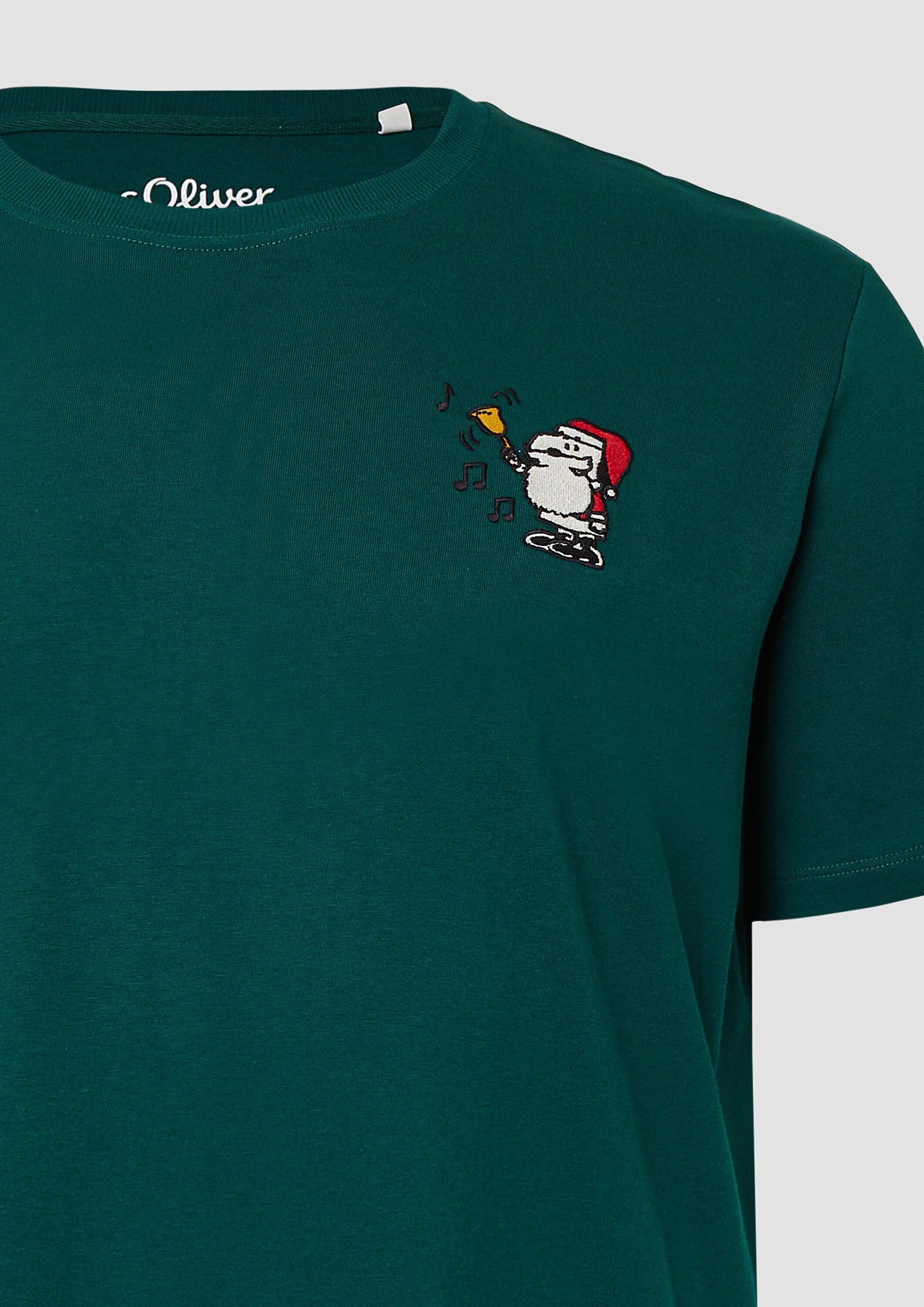 s.Oliver Kurzarmshirt T-Shirt T-Shirt mit Peanuts®-Artwork