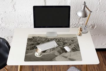 MuchoWow Gaming Mauspad Sepia von Zabriskie Point Kalifornien Druck (1-St), Büro für Tastatur und Maus, Mousepad Gaming, 90x60 cm, XXL, Großes