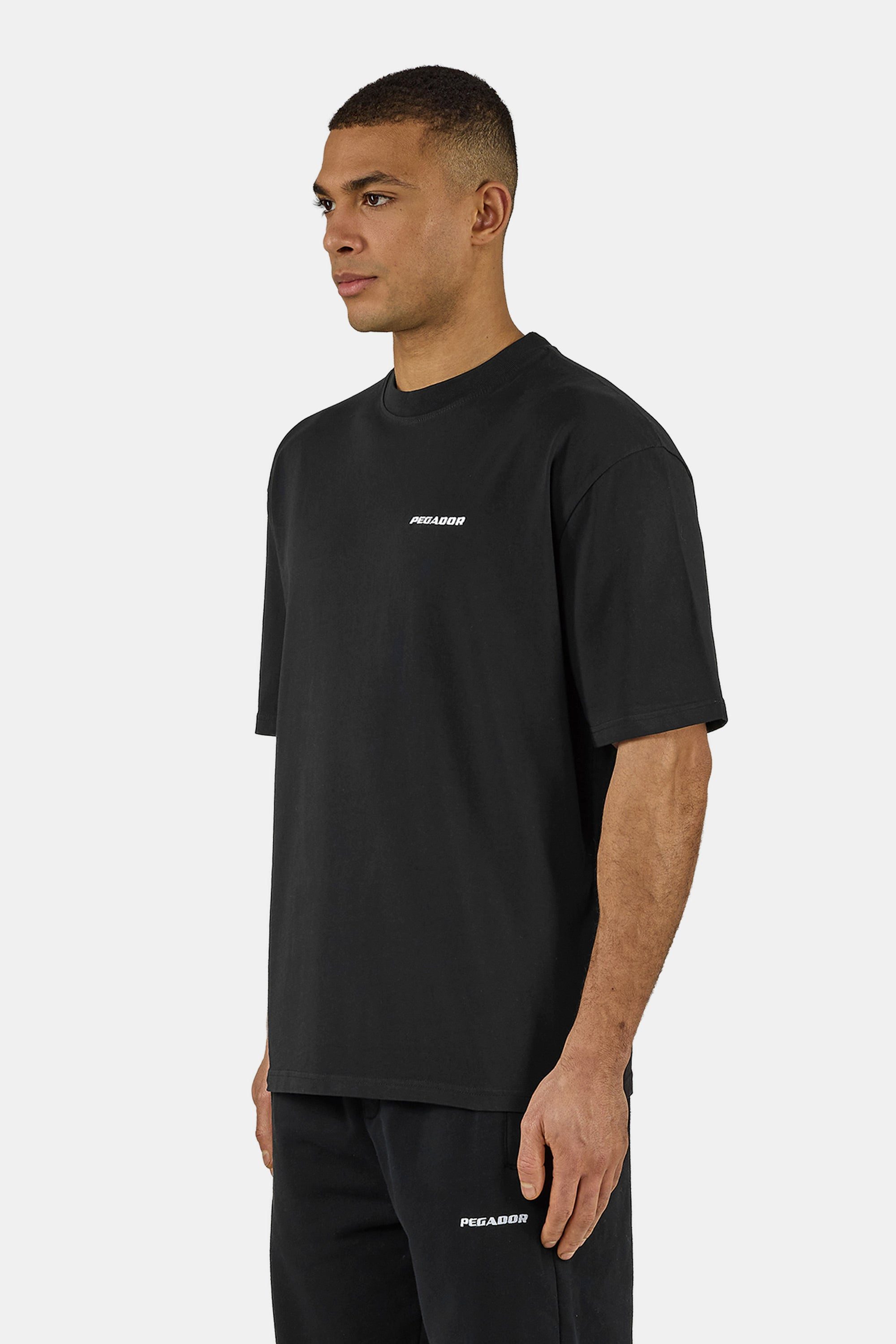 PEGADOR T-Shirt LOGO OVERSIZED TEE Baumwolle, oversize