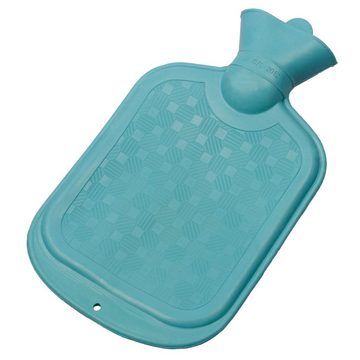 Mr. & Mrs. Panda Wärmflasche Krokodil - Blau Pastell - Geschenk, Wärmflasche mit Bezug, Lieblingsm, (1-tlg), Weicher Bezug
