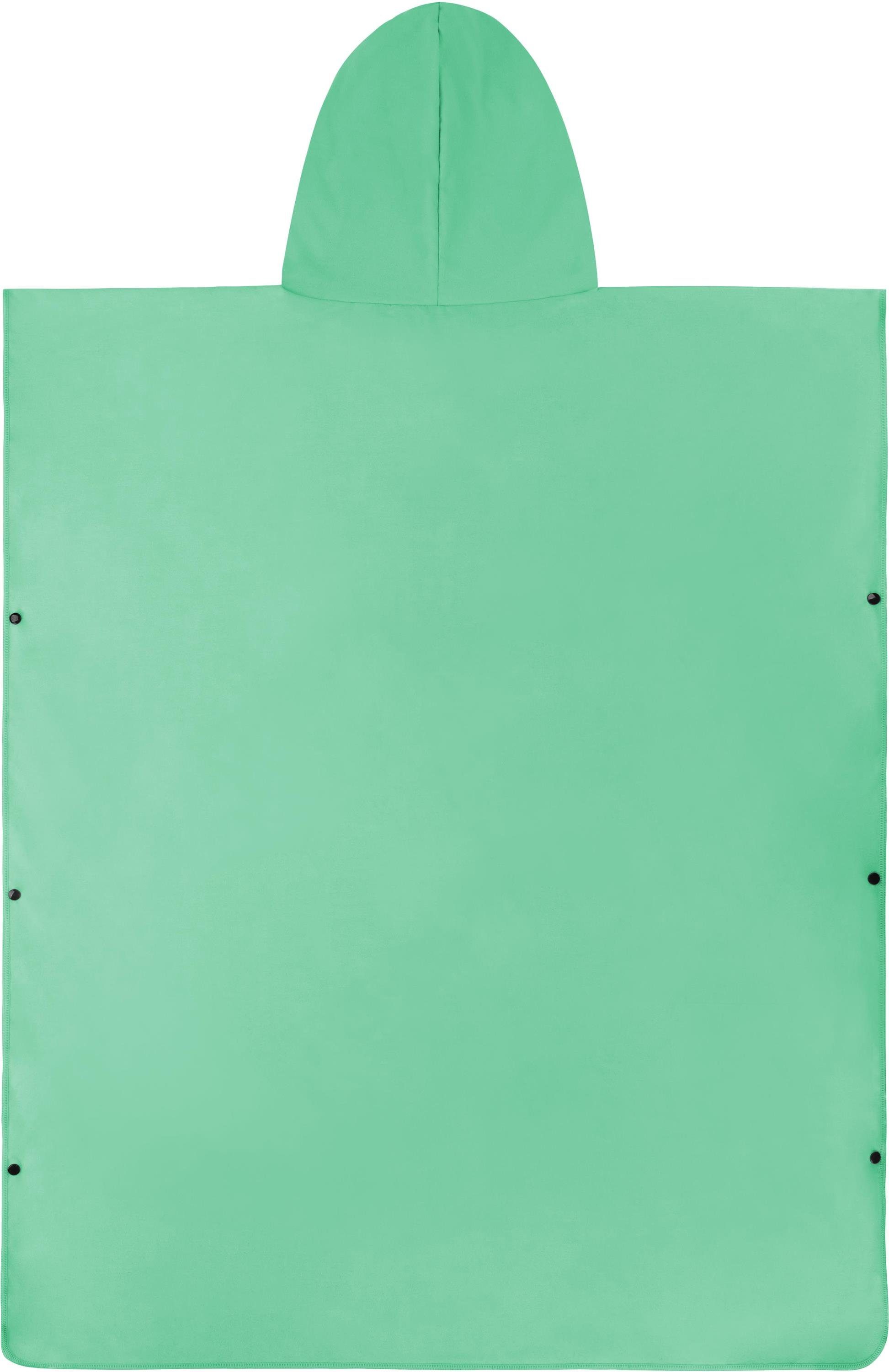 normani Badeponcho Damen Mikrofaser Badeponcho Nosara, Midilänge, Polyester, Kapuze, Schlupf, Surfer Poncho + Badetuch aus recyceltem Material – Bild 4 von 5