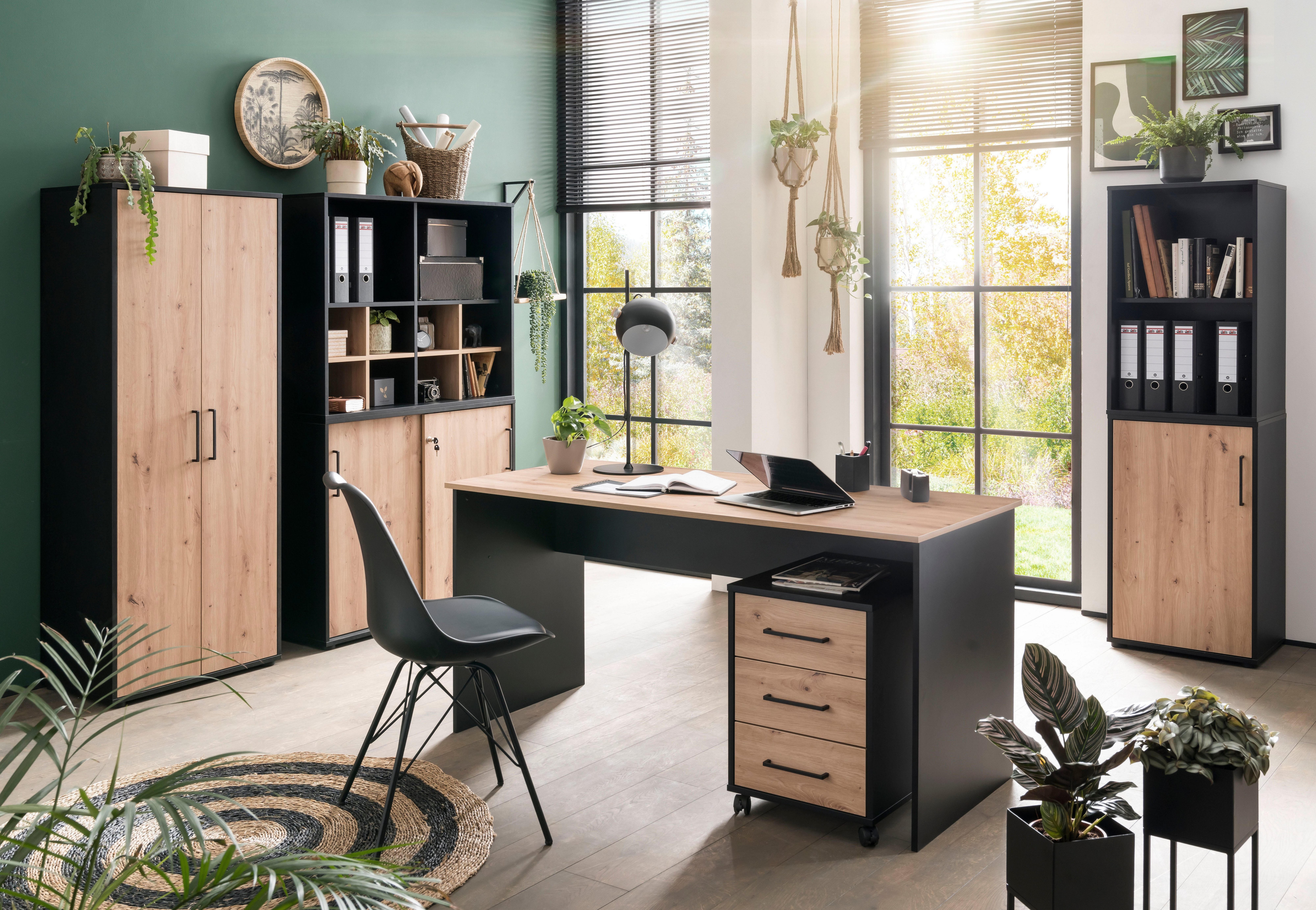 welltime Aktenschrank Aino, Hochschrank, Made in Germany, B: 65,1 cm Solide Verarbeitung - Dieses Produkt ist in Deutschland gefertigt