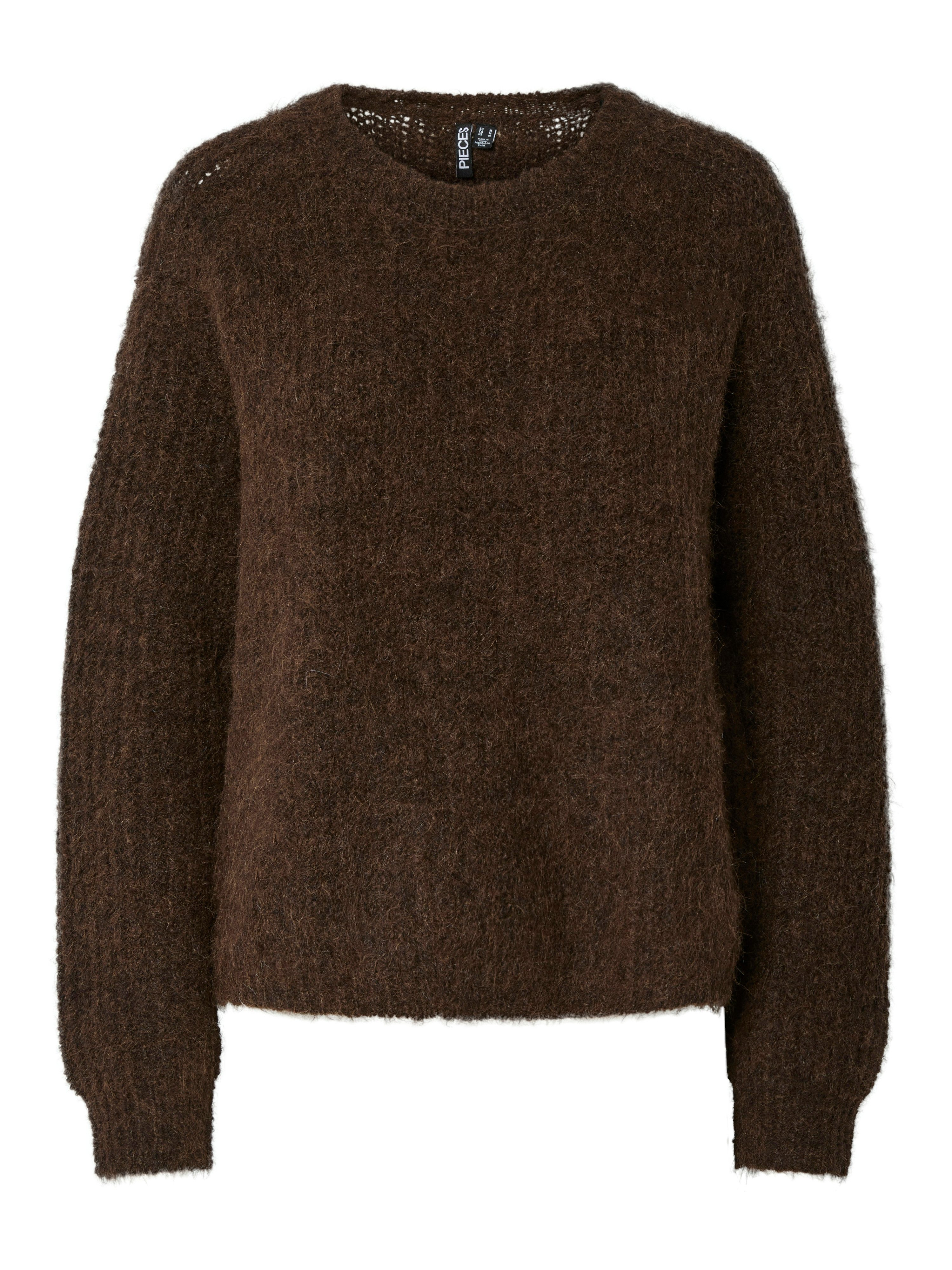 pieces Strickpullover PCCLEO LS O-NECK CHUNKY günstig online kaufen