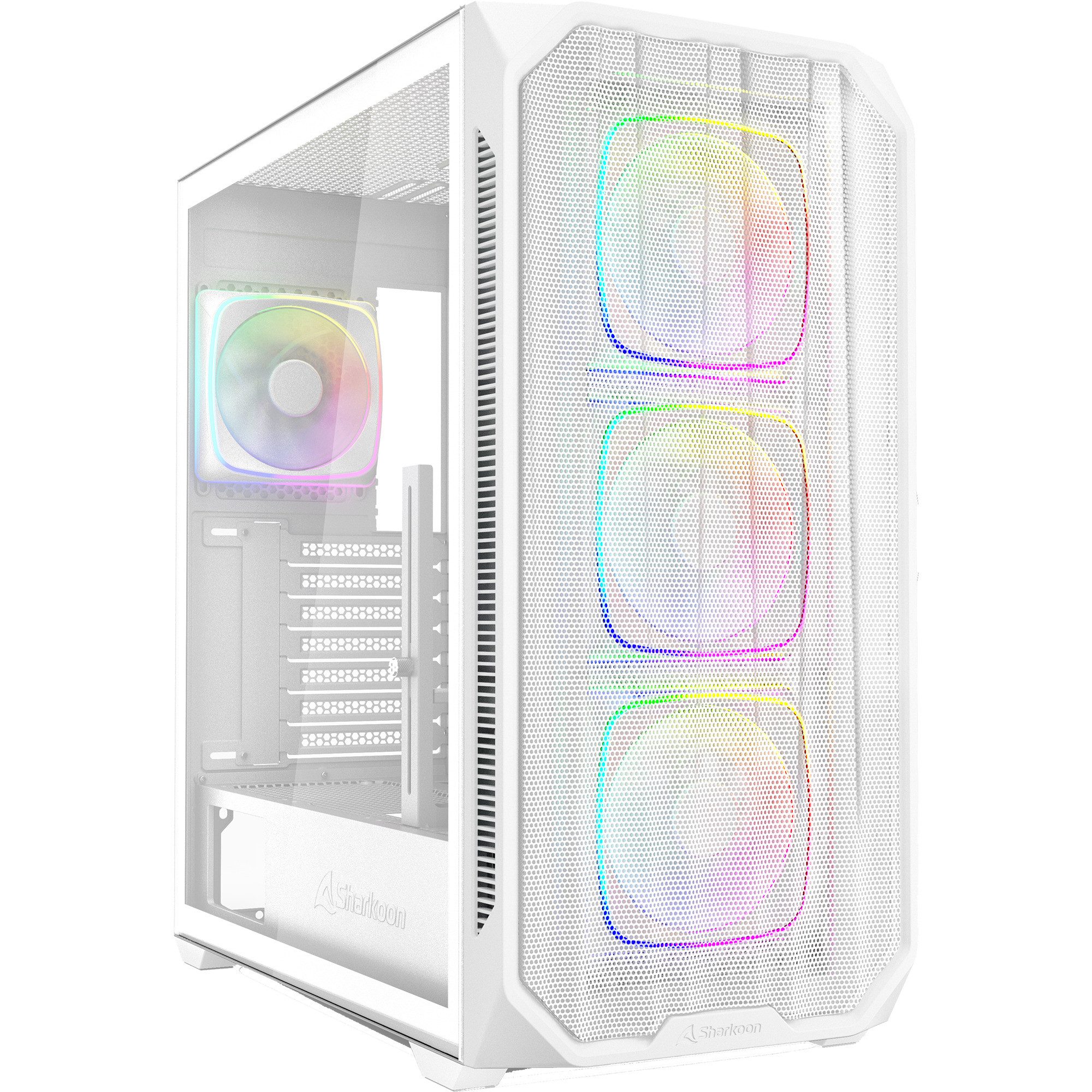 PC-Gehäuse Sharkoon AK5M RGB, Tower-Gehäuse, (Tempered