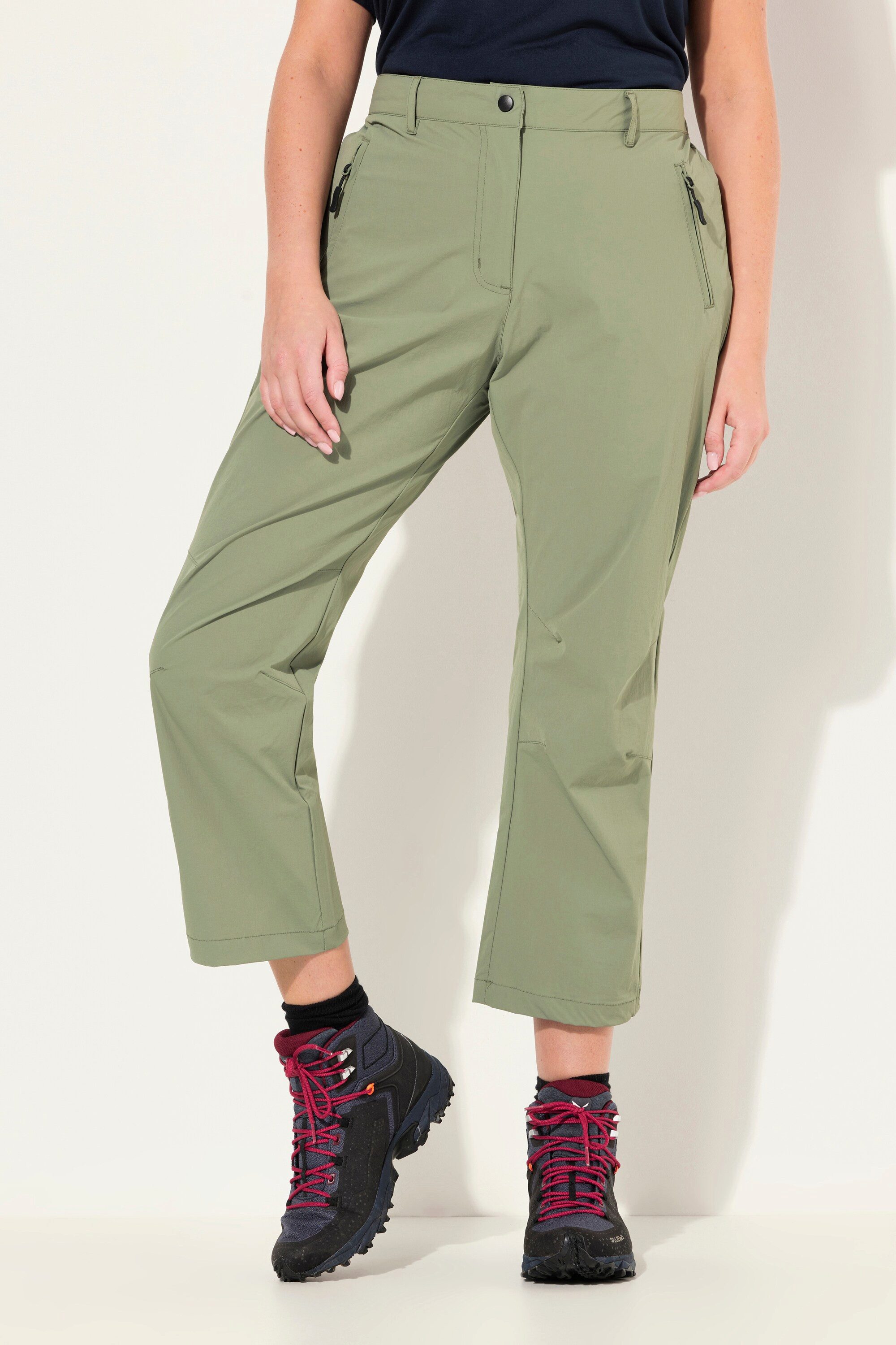 Ulla Popken 7/8-Hose 7/8-Funktionshose schnelltrocknend Komfortbund günstig online kaufen