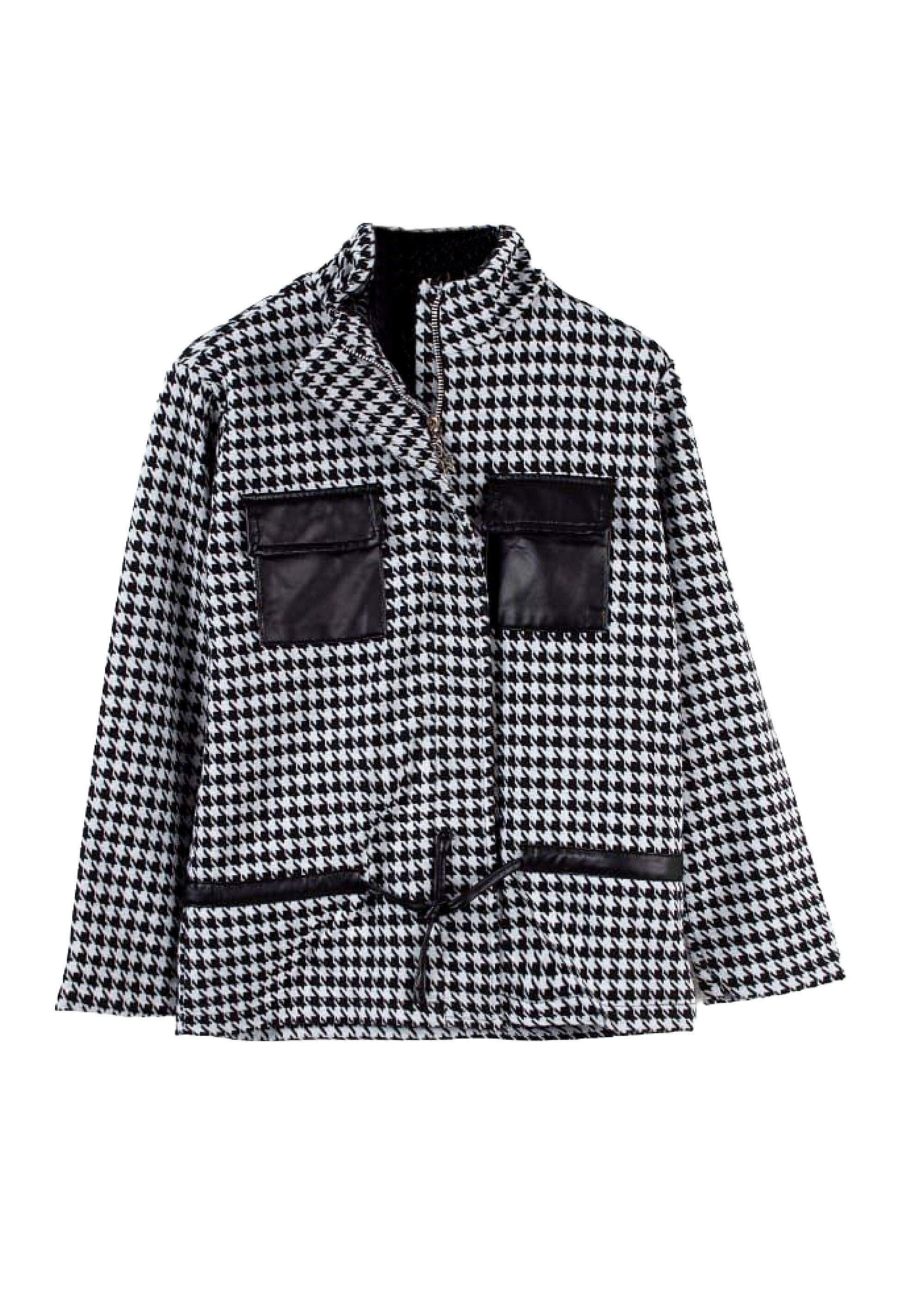 Solang Winterjacke (1-St) mit Karo-Muster