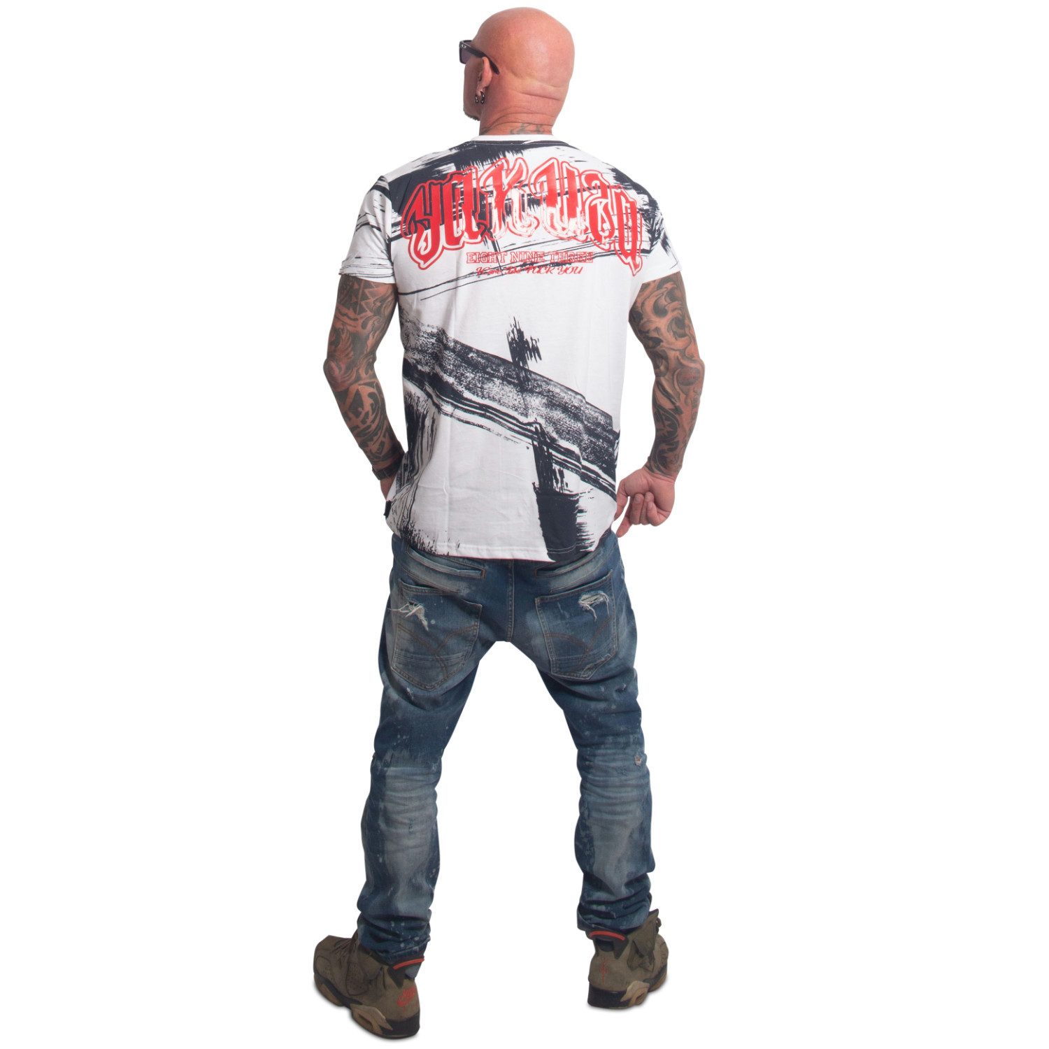 YAKUZA T-Shirt Care Allover – Bild 4 von 5