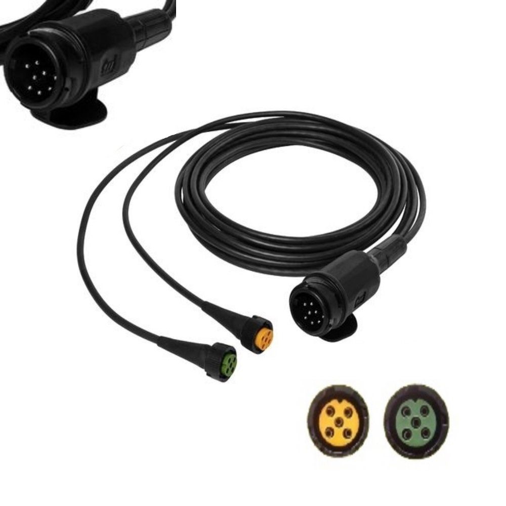 Anhänger Aspöck Anhängerkabel 5m - 13polig Stecker - Kabelbaum+10 Kabelschellen