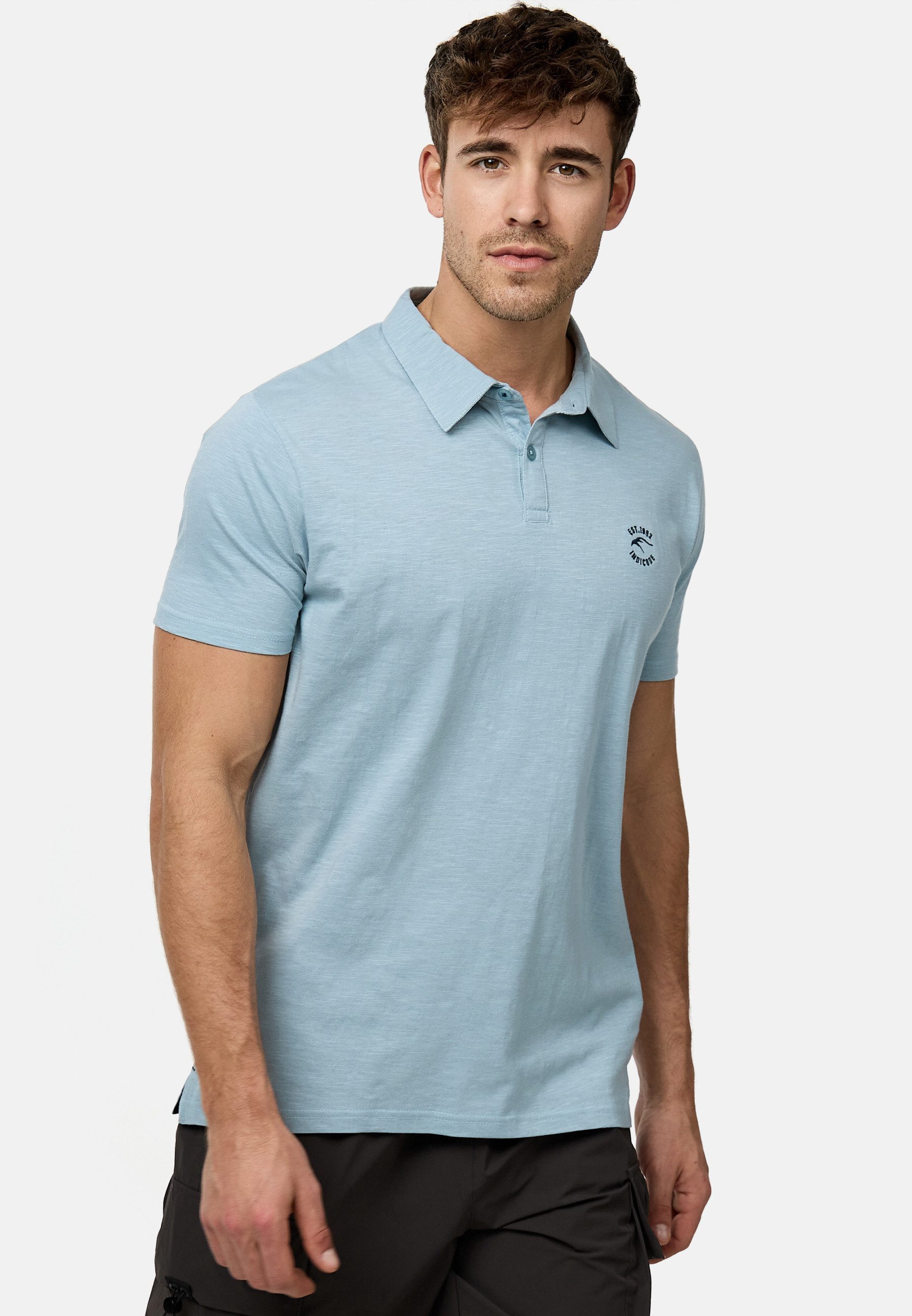 Indicode Poloshirt Herren INEddard Polo Shirt Herrenshirt Poloshirt aus 100% Baumwolle