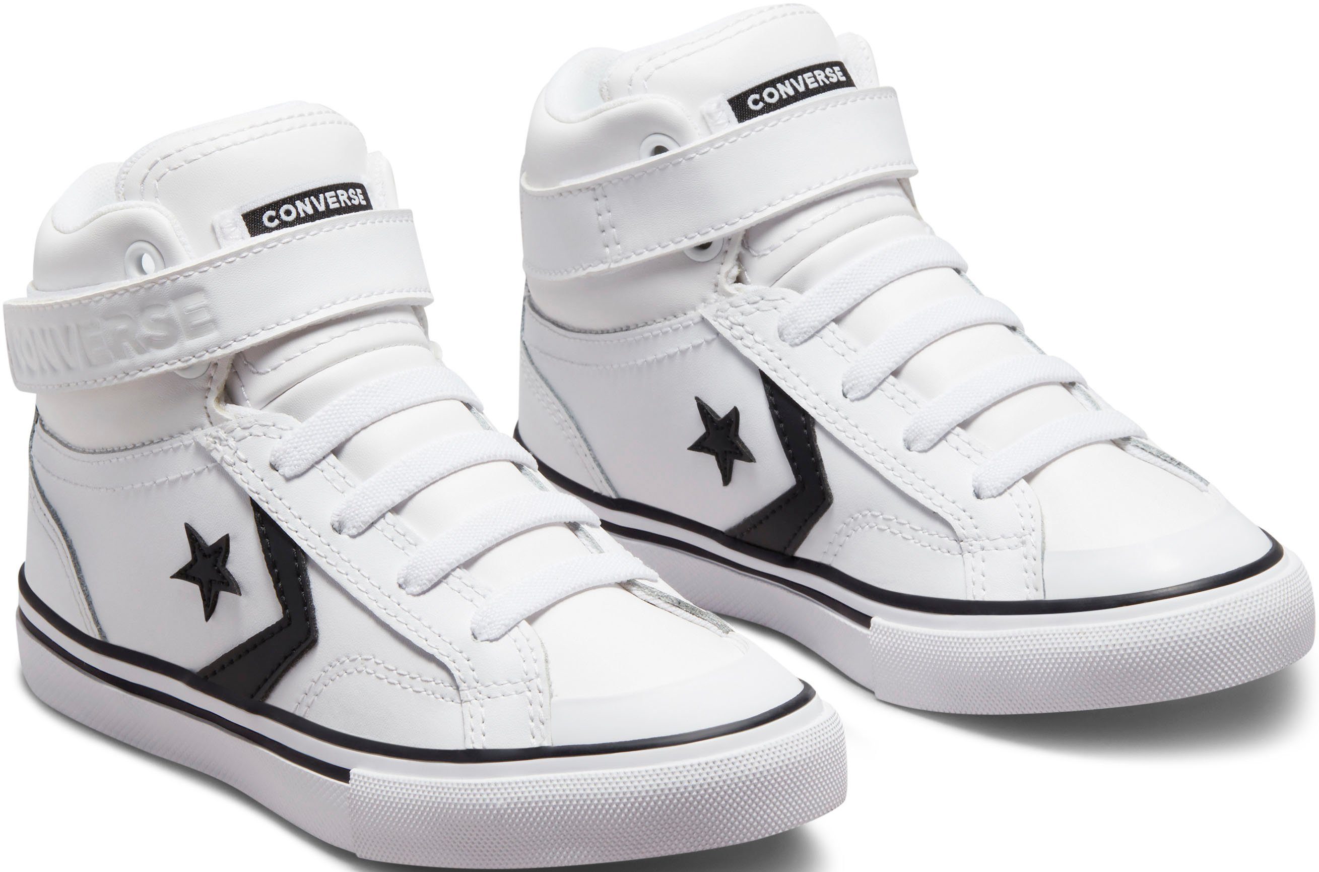 STRAP PRO weiß-schwarz LEATHER BLAZE Converse Sneaker