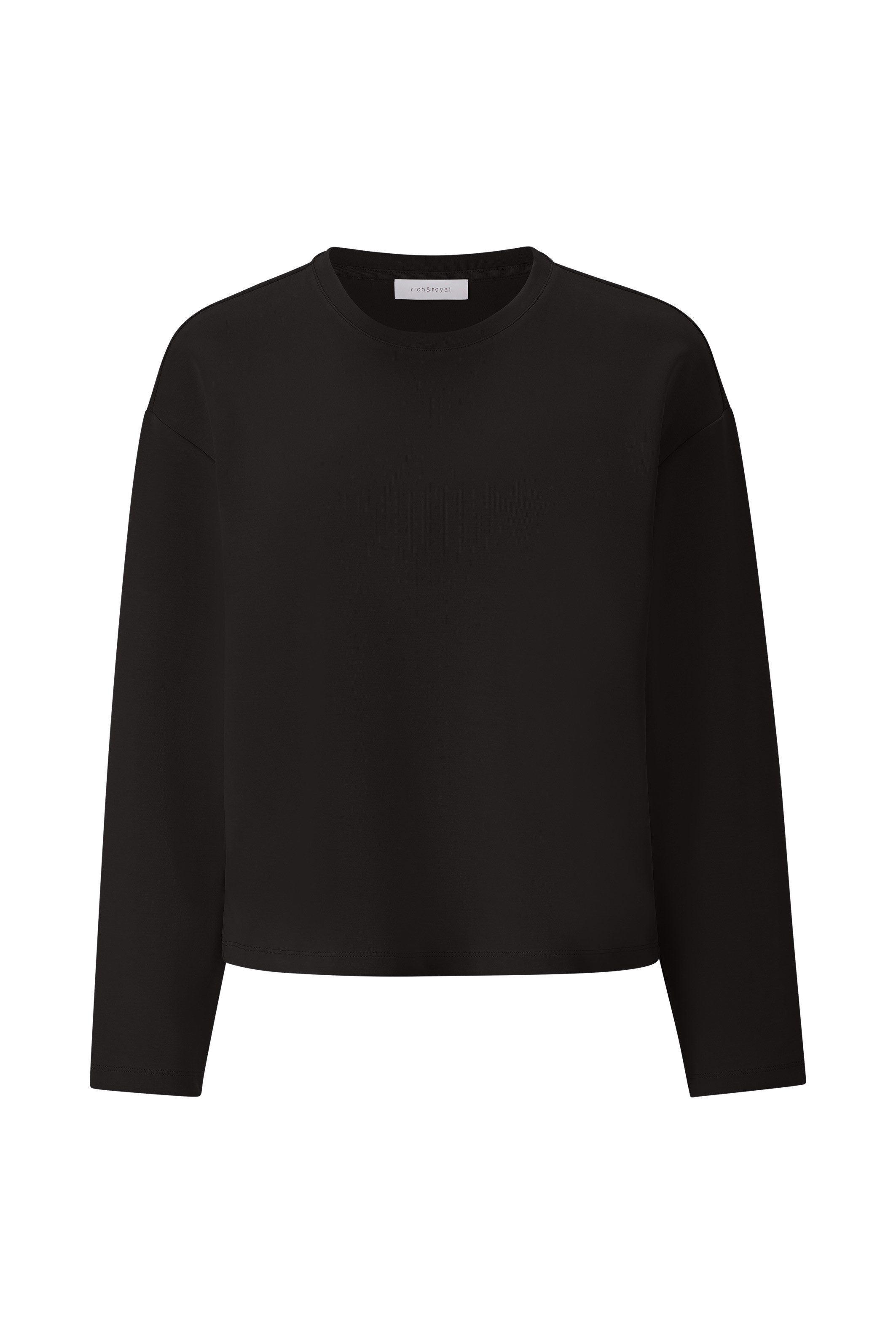 RICHROYAL Sweatshirt 2409 T Peach Crew überschnittene Schultern, softer Griff, Rundhals – Bild 4 von 5