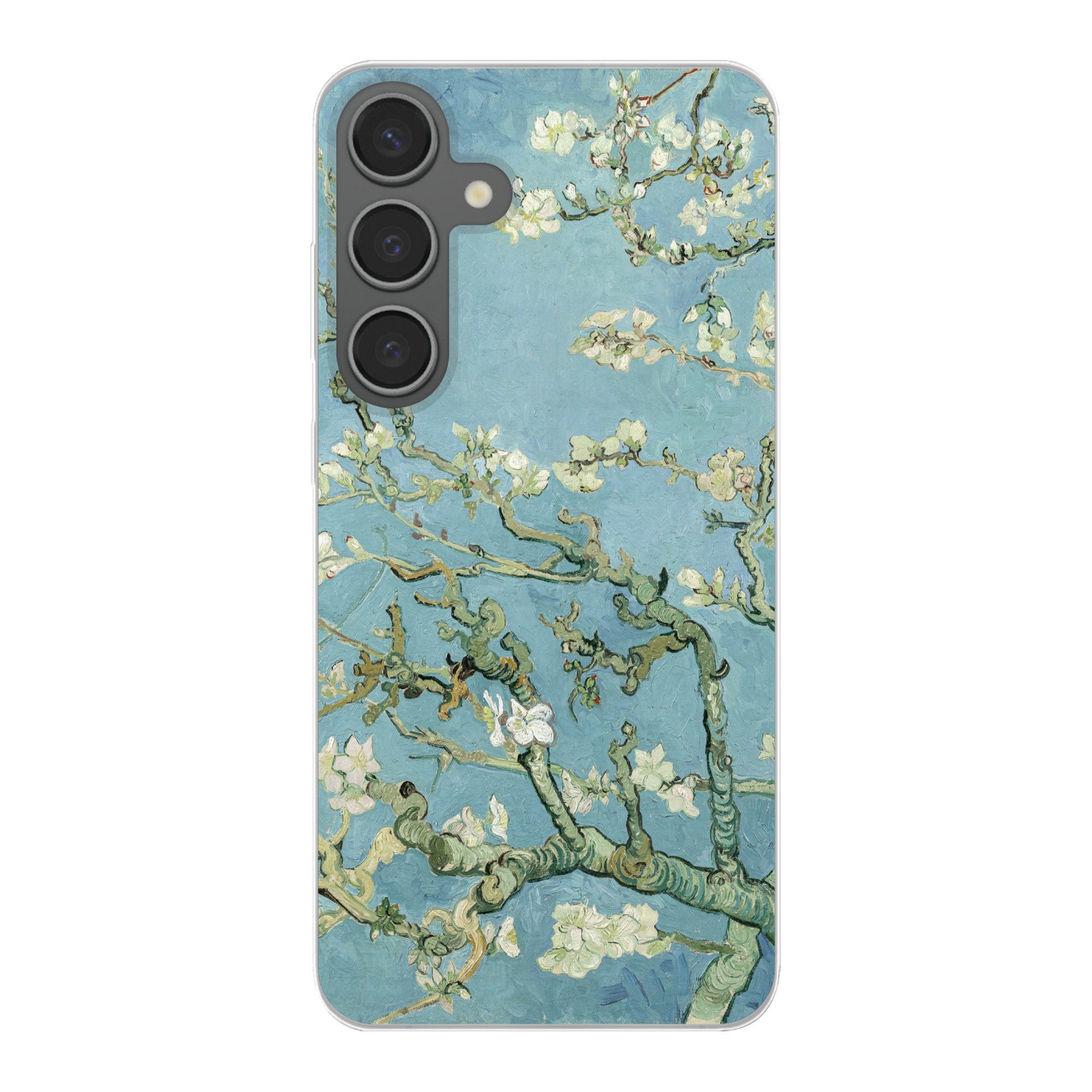 MuchoWow Handyhülle für Samsung Galaxy S24 Plus Mandelblüte - Van Gogh - Kunst, Phone Case, Silikon, Schutzhülle Dünn