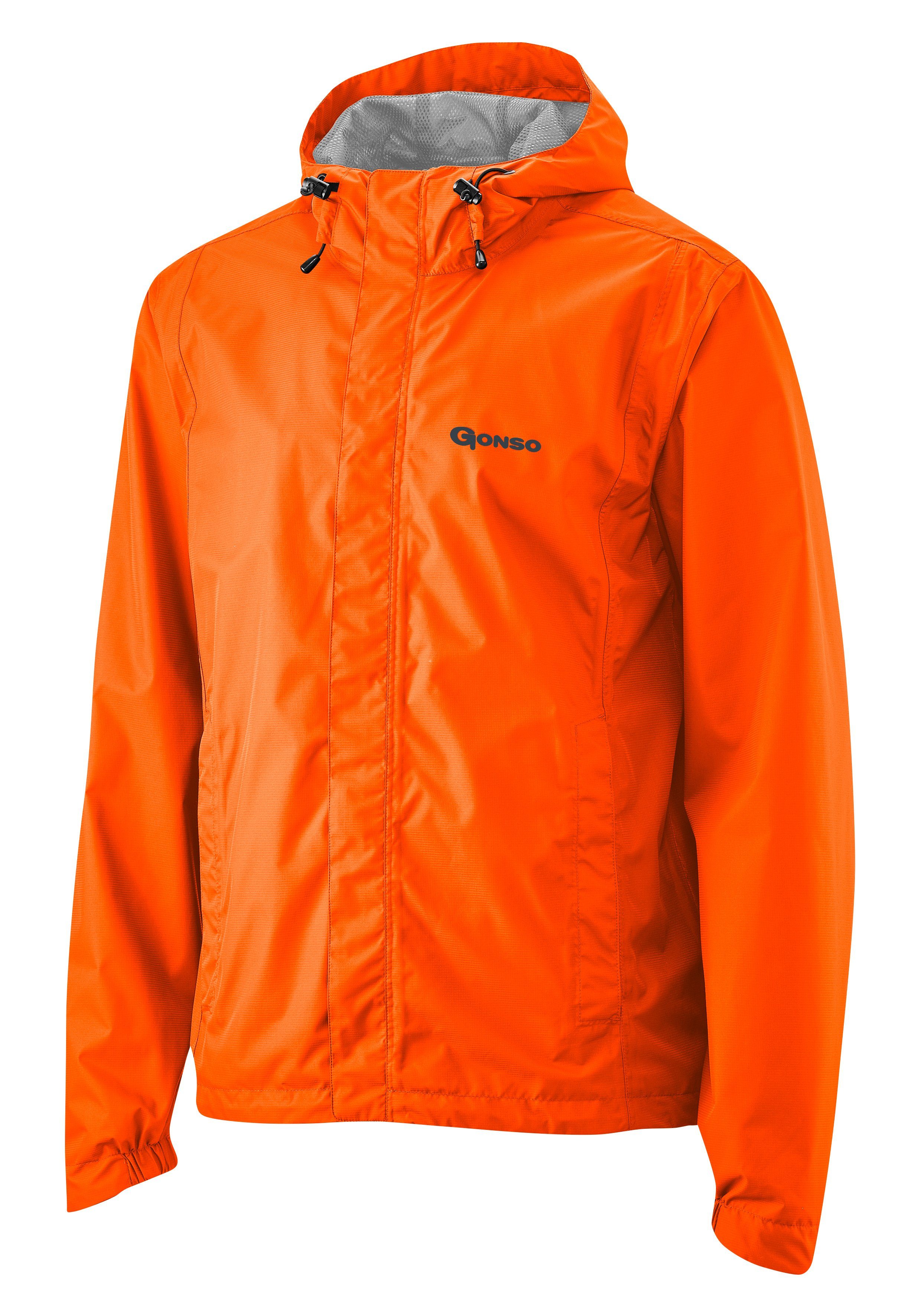 Gonso Fahrradjacke Save Light Herren Regenjacke wind- und wasserdicht, Radjacke mit Kapuze