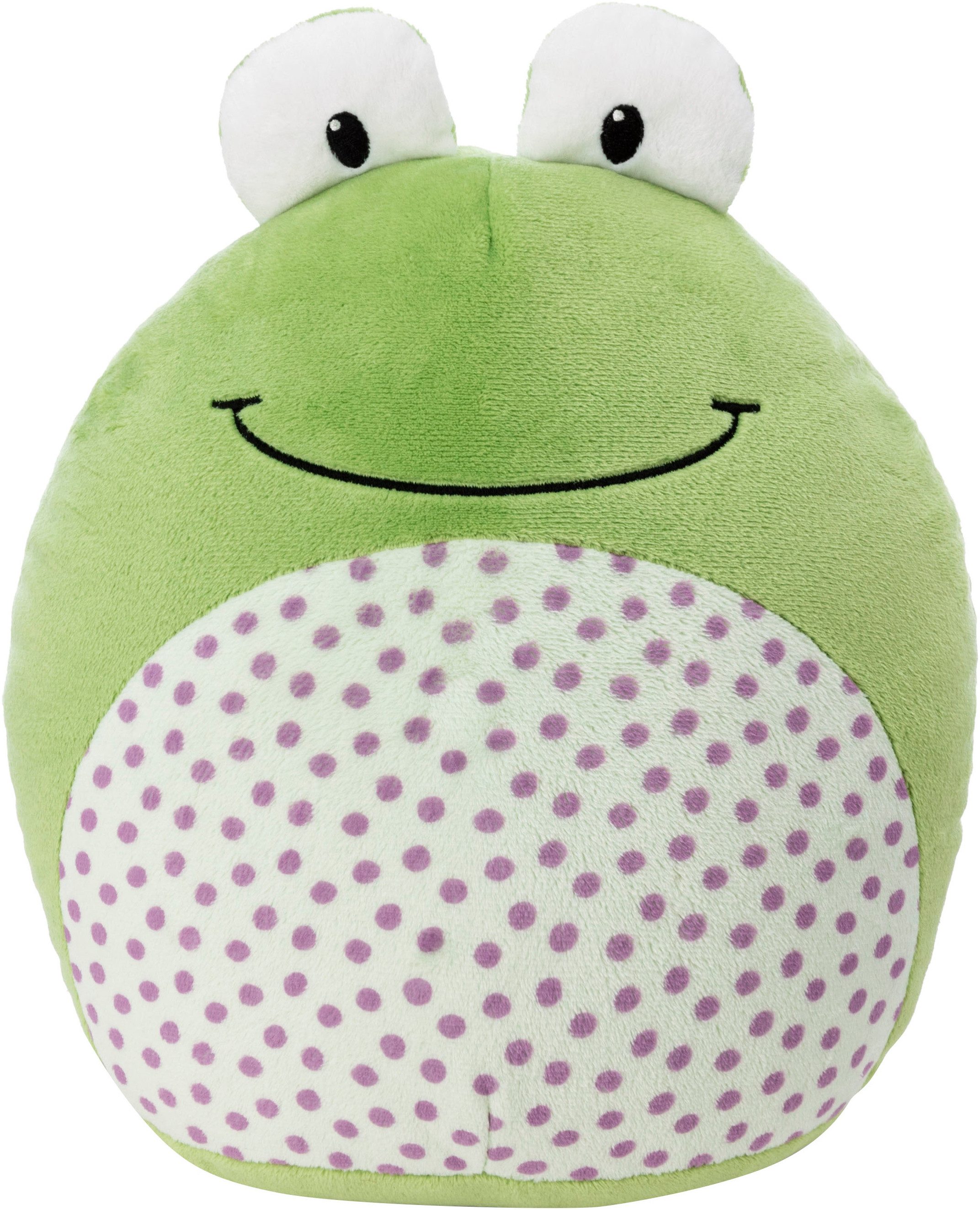 Nici Kuscheltier Forest Friends, Frosch Fridolin Frog 25x30 cm, enthält recyceltes Material