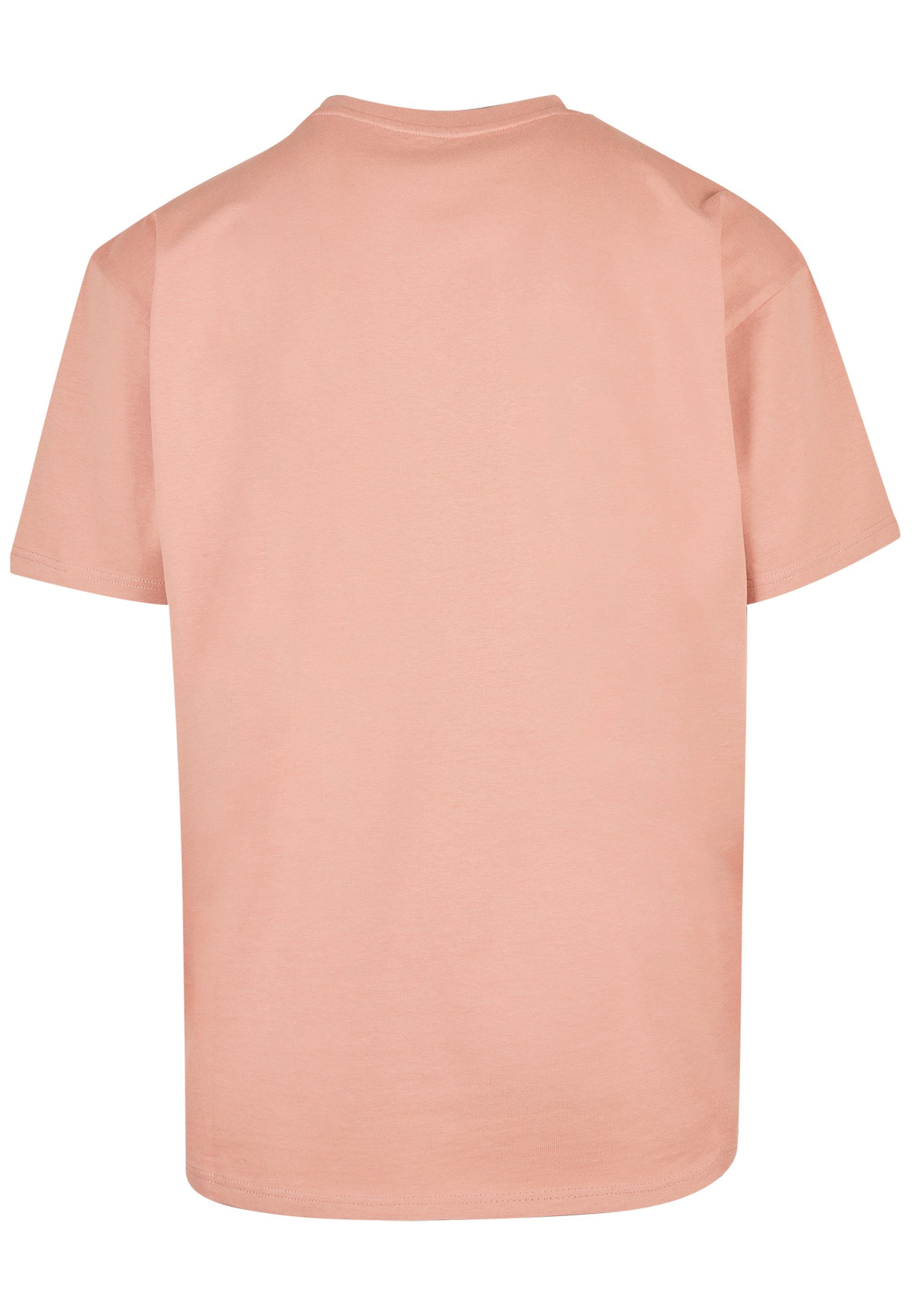 F4NT4STIC T-Shirt Rainbow Turtle Print TEE amber OVERSIZE