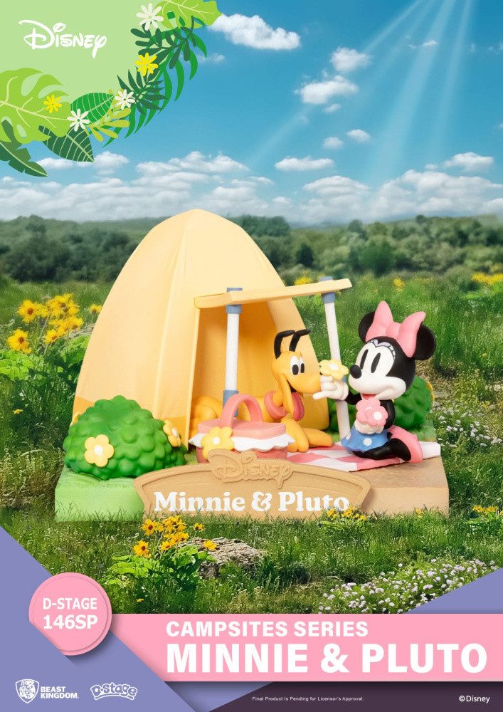 Beast Kingdom Toys Merchandise-Figur Disney D-Stage Campsite Series PVC Diorama Mini & Pluto Special Editio