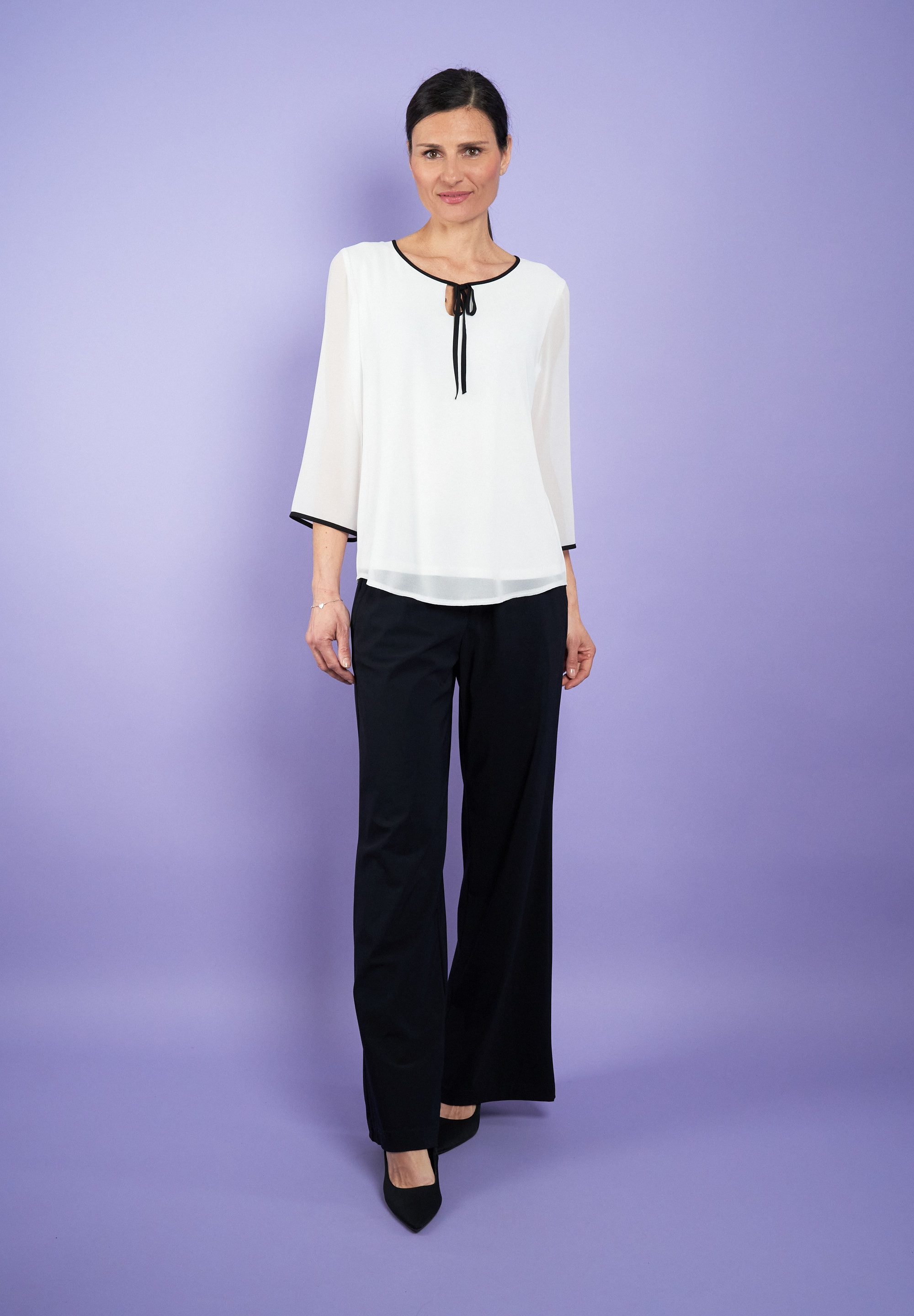 Seidel Moden Chiffonbluse 3/4 -Arm mit günstig online kaufen