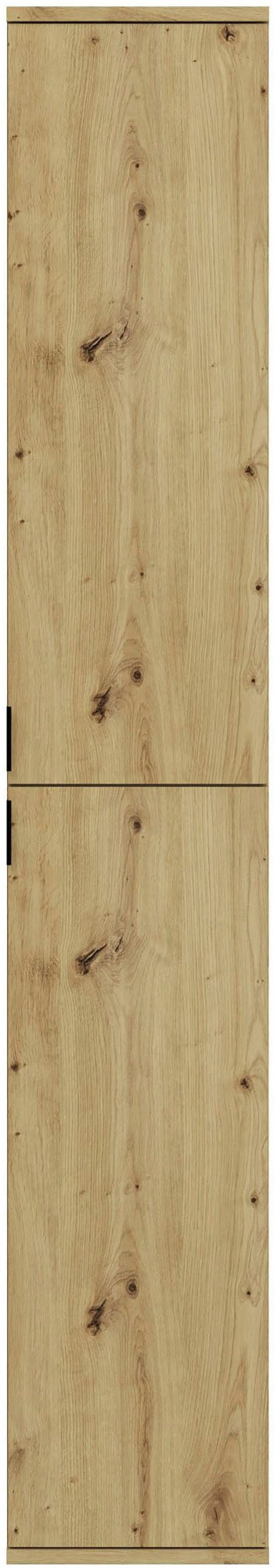 Home affaire Garderobenschrank TRONDHEIM, Höhe 193 cm, 2 Türen, 6 Fächer, 4 Einlegeböden (Türanschlag wechselbar, in verschiedenen Farben erhältlich) Schrank, H – Bild 4 von 5