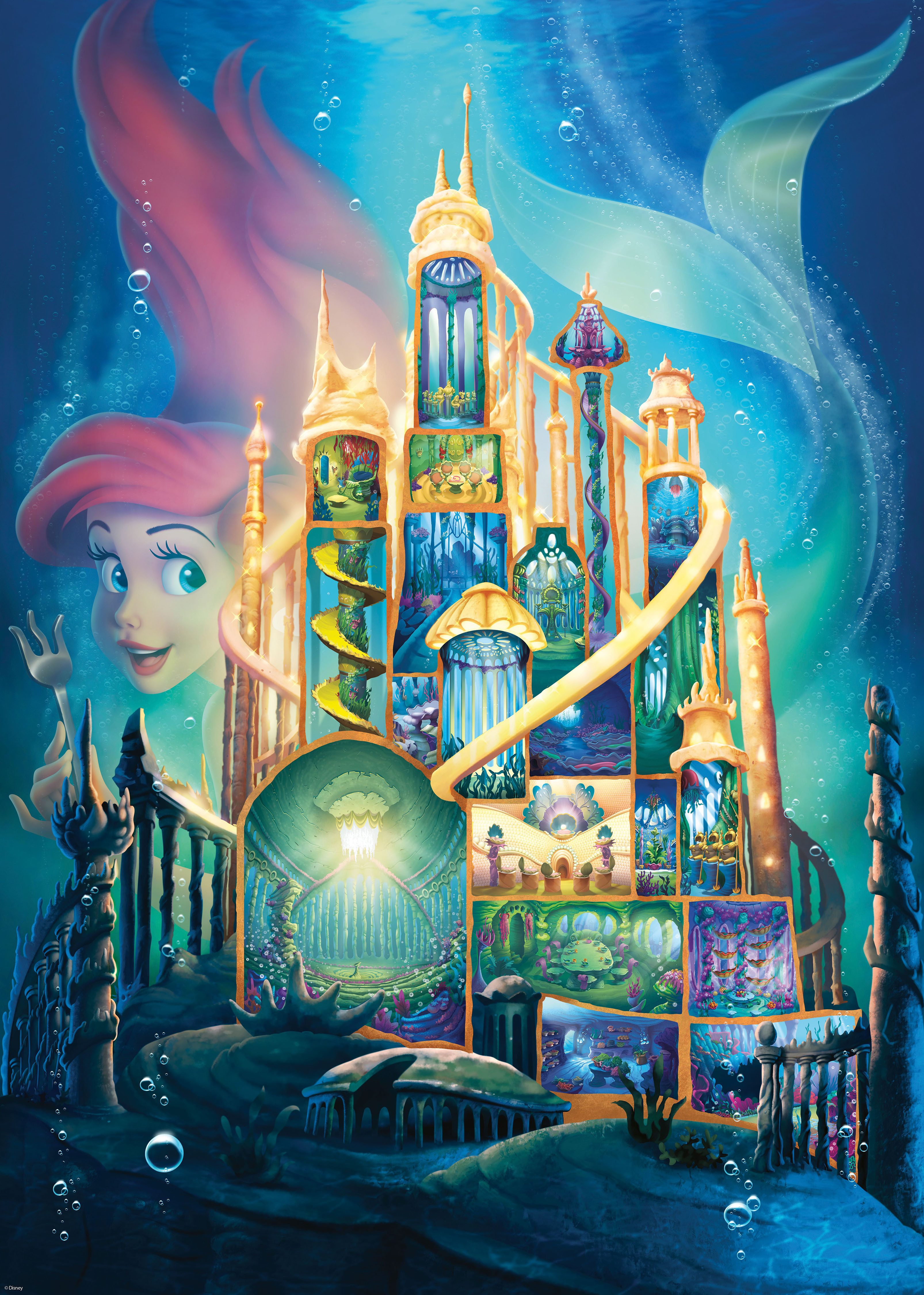 Ravensburger Puzzle Castle Collection - Disney Princess, Arielle, 1000 Puzz günstig online kaufen