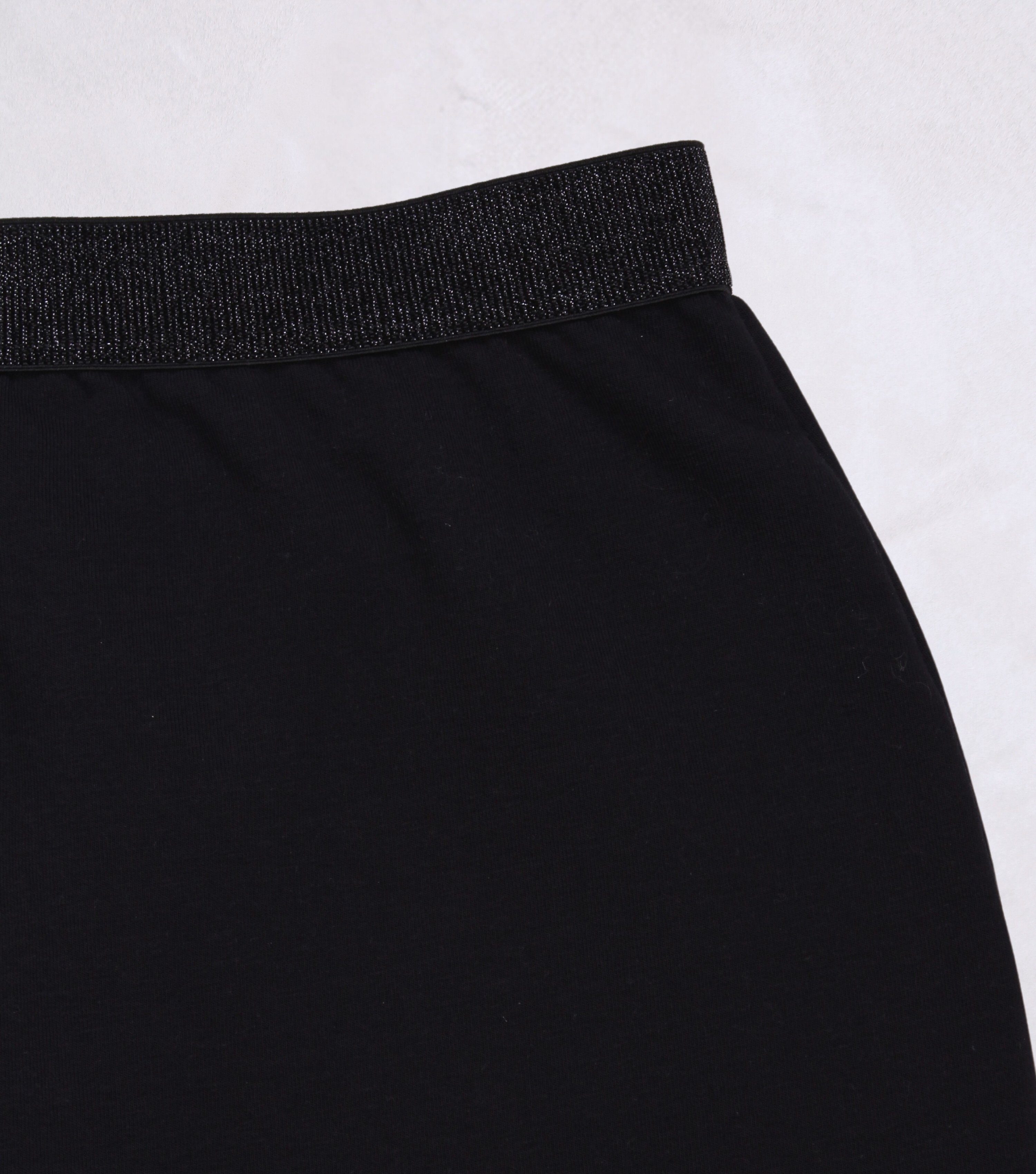 coolismo Sweatrock Mädchen Rock Sweat unifarben mit elastischem Glitzer-Bund Baumwolle, Made in Europa