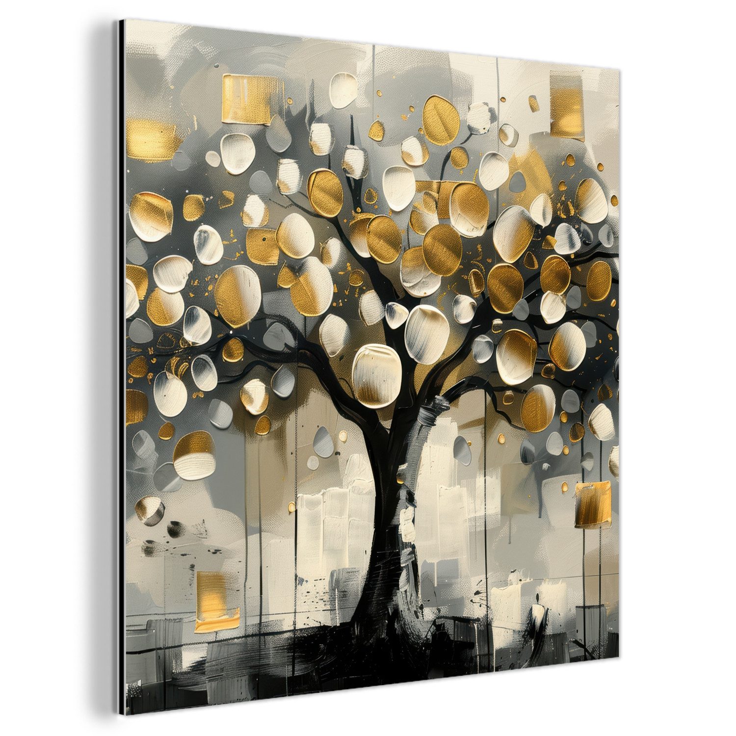 MuchoWow Metallbild Baum - Abstrakt - günstig online kaufen