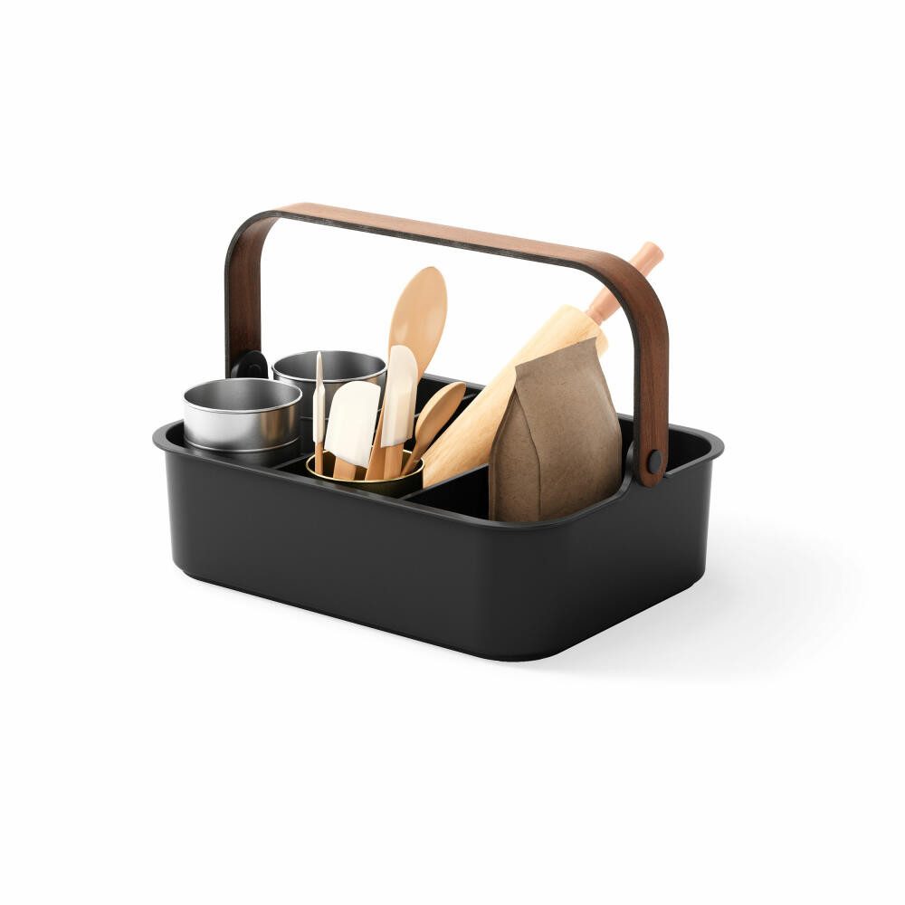 Umbra Organizer Bellwood Schwarz, Walnuss, 37 x 27 x 25 cm