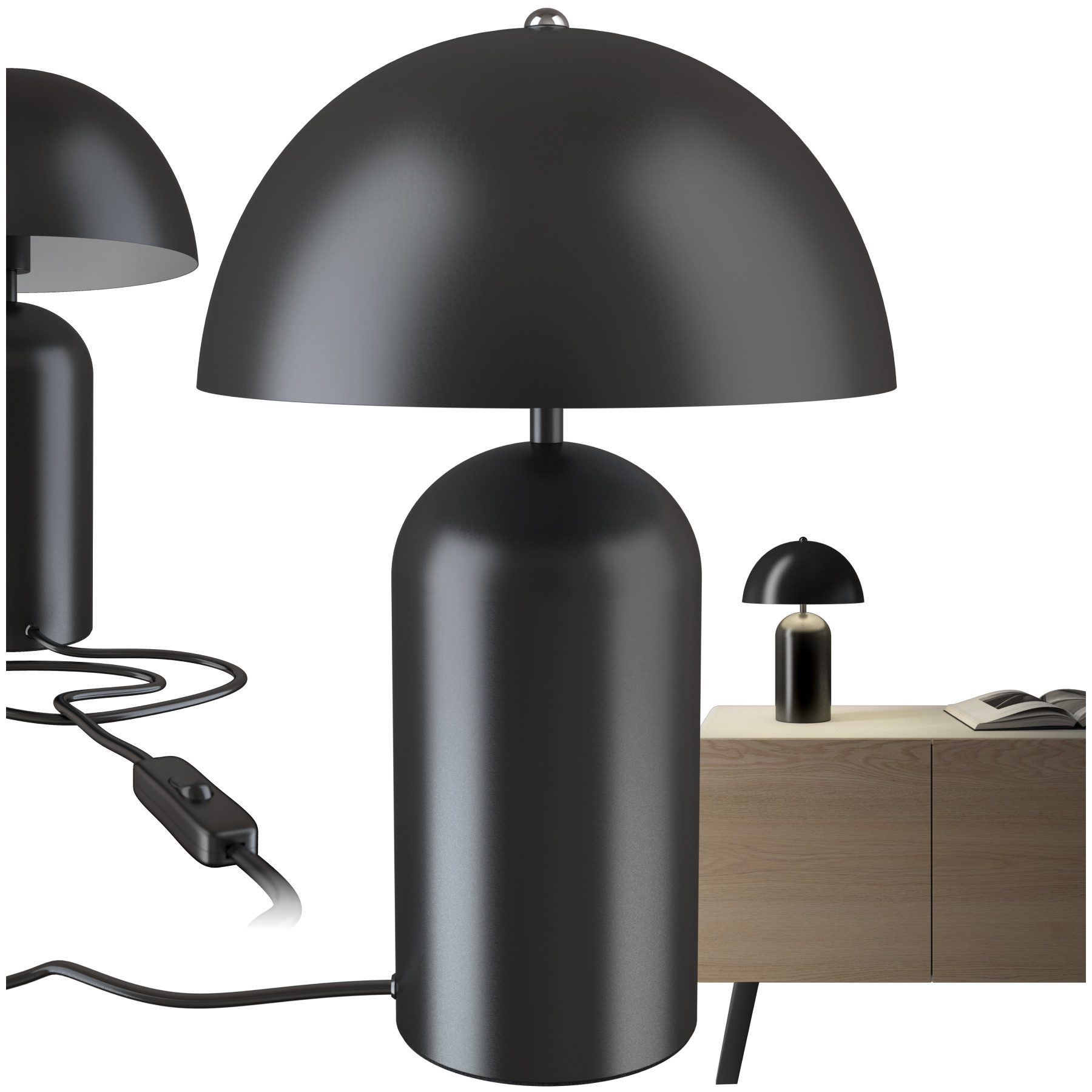 tectake Schreibtischlampe Retro-Tischlampe, Kleine Retro-Tischleuchte im günstig online kaufen