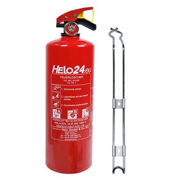 HELO24 Pulver-Feuerlöscher 1 x 2kg D2