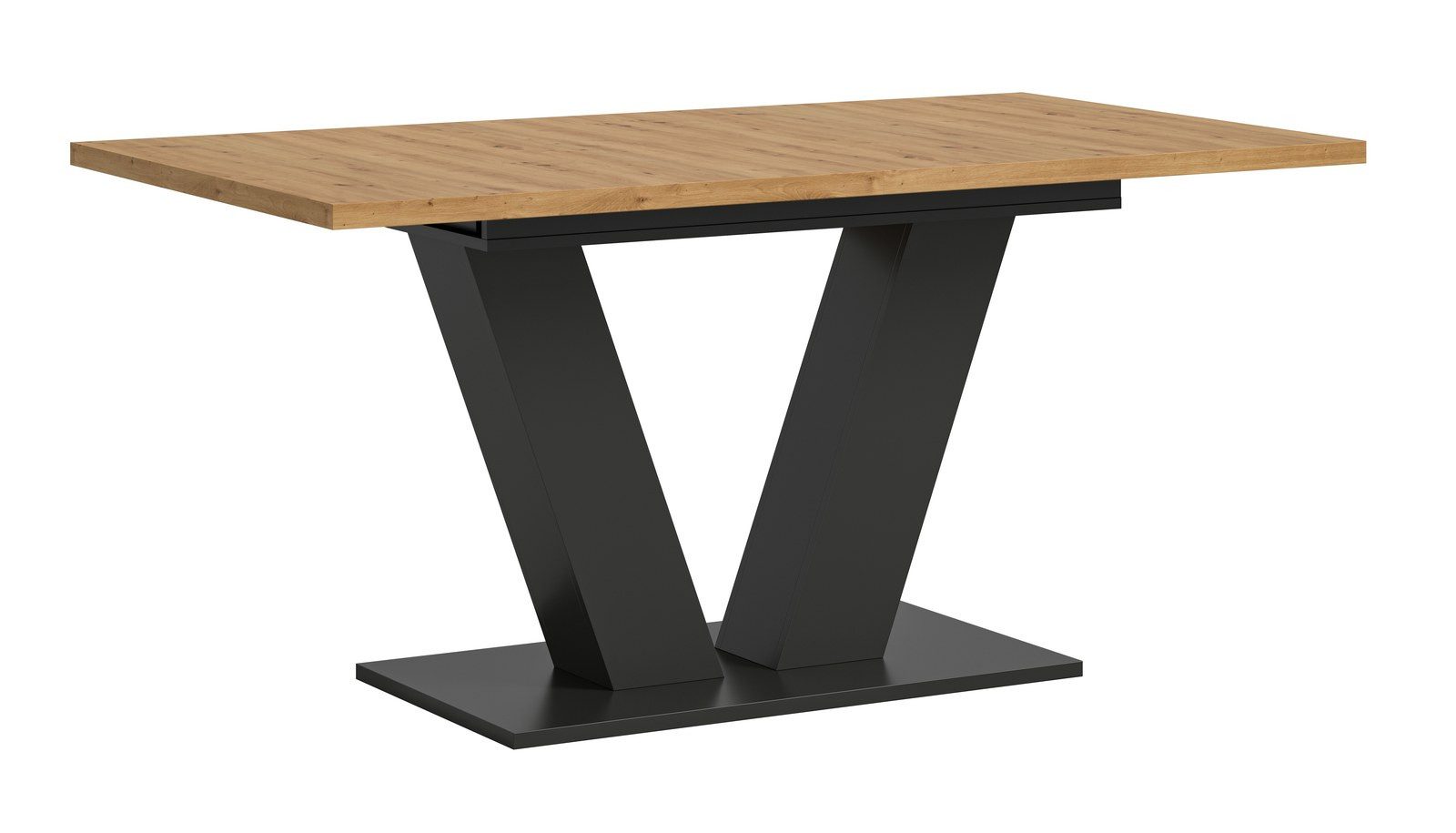 Aileenstore Esstisch OSLO, 150 cm Breite, Holz, 2-teilig
