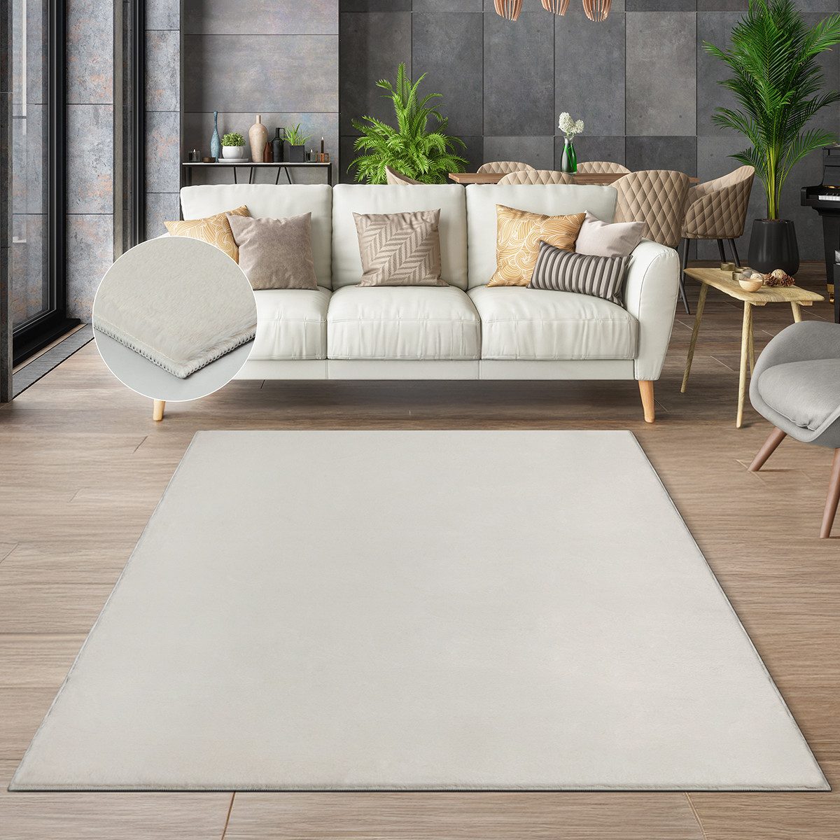 the carpet Teppich Cosy, rechteckig, Höhe: 11 mm, Wohnzimmer Teppich Fell-O günstig online kaufen