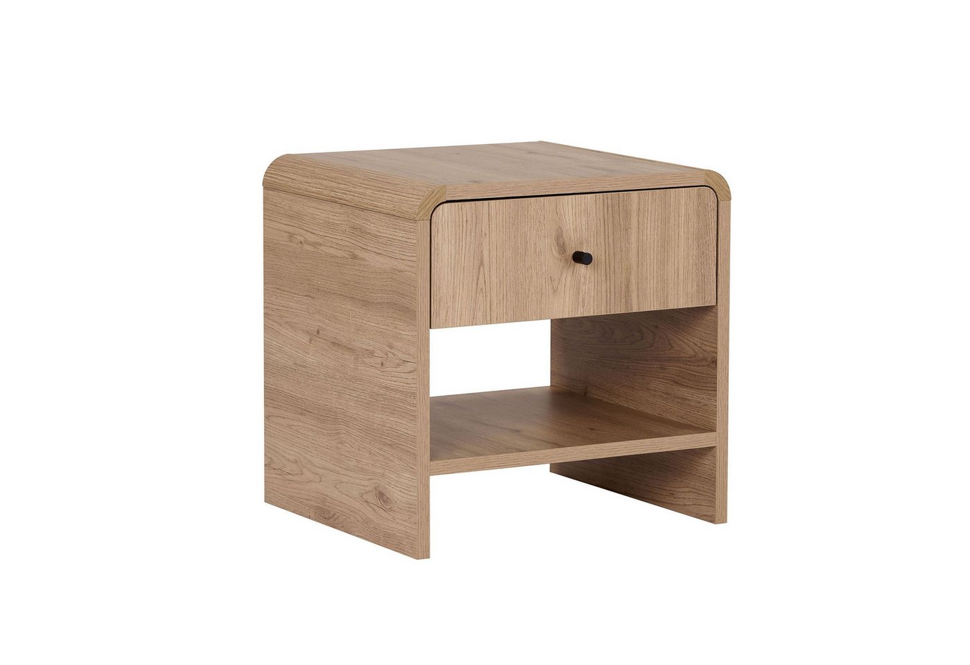 Skye Decor Nachttisch Japandi design (1-St., 1 Tisch), Breite 45 cm, Kompakte Nachttischform mit offenem Ablagefach