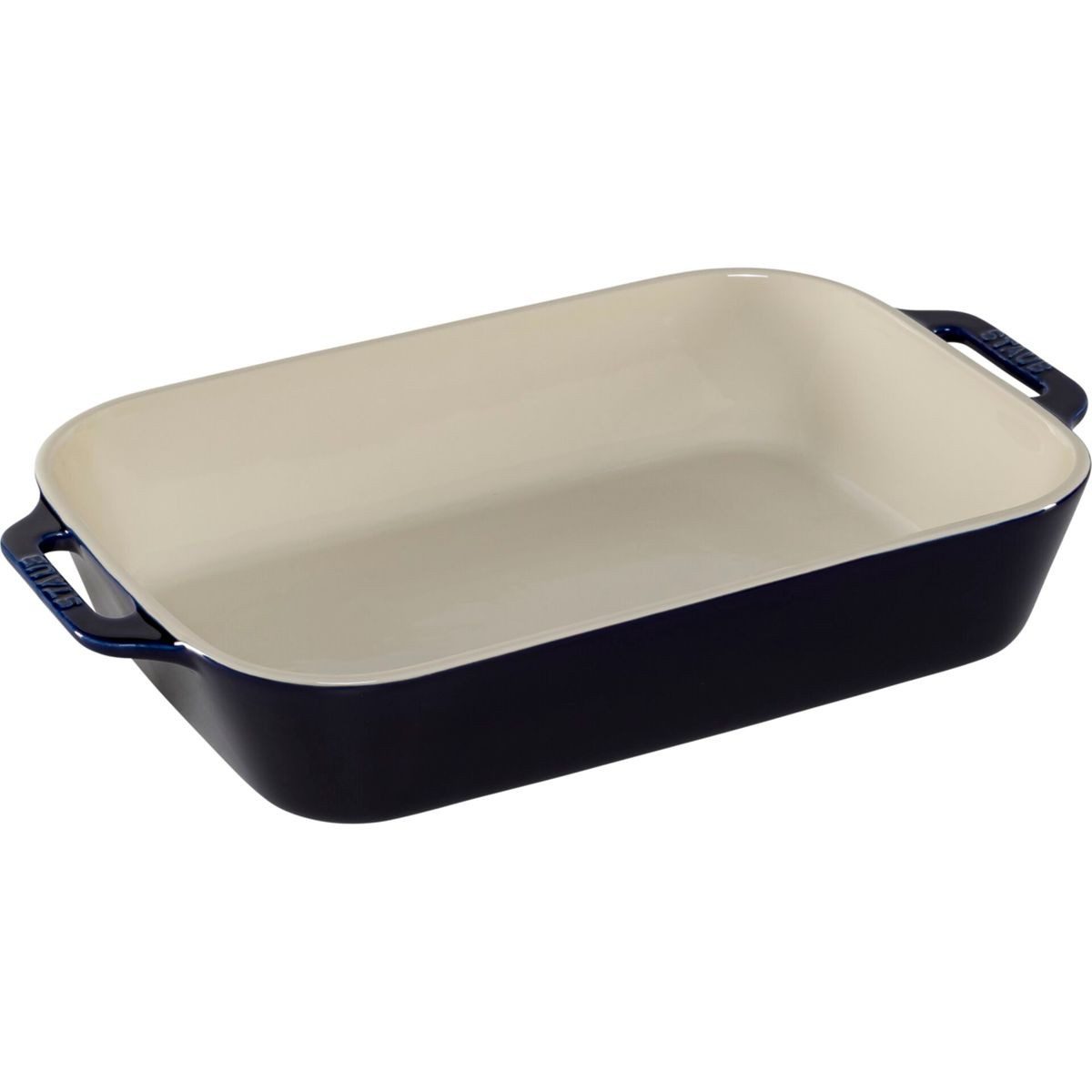 Staub Auflaufform Auflaufform Keramik, dunkelblau, 34x24x7.6, Keramik