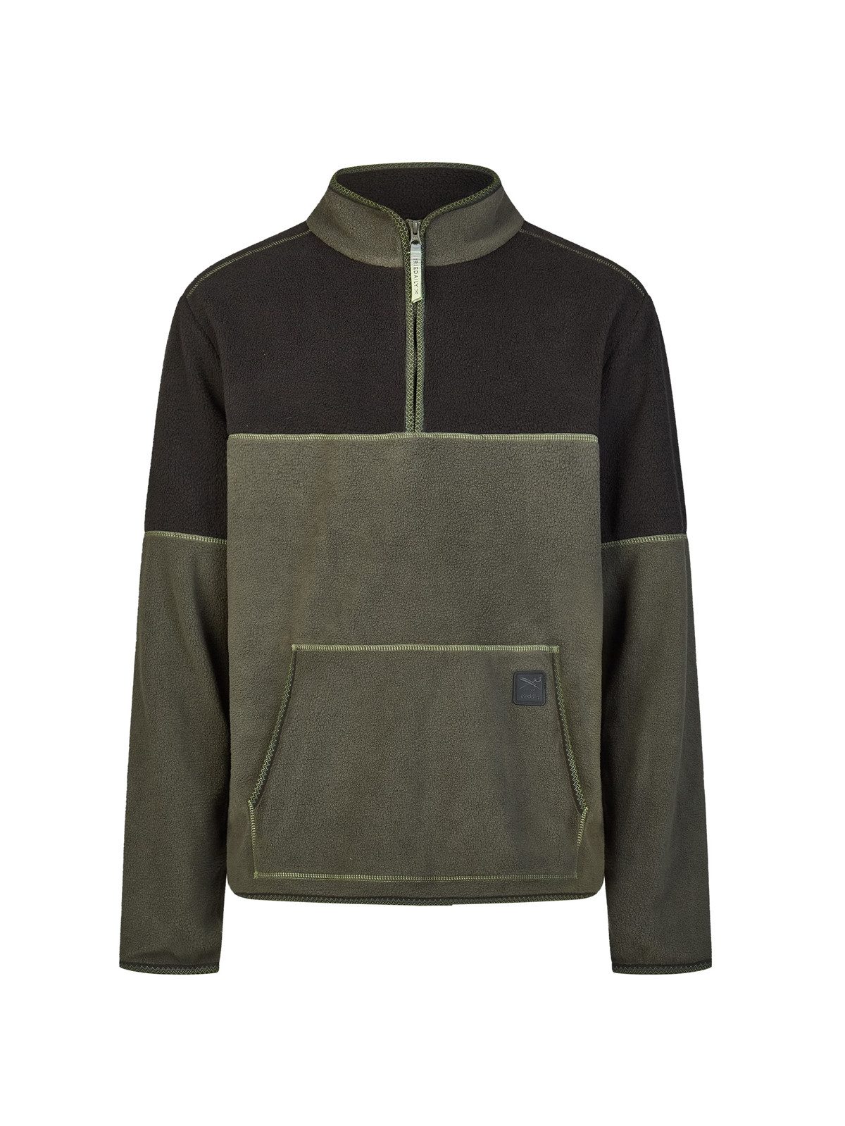 iriedaily Troyer Iriedaily Pariaca Herren Fleece Troyer mit Half-Zip, Loose Fit (1-tlg)