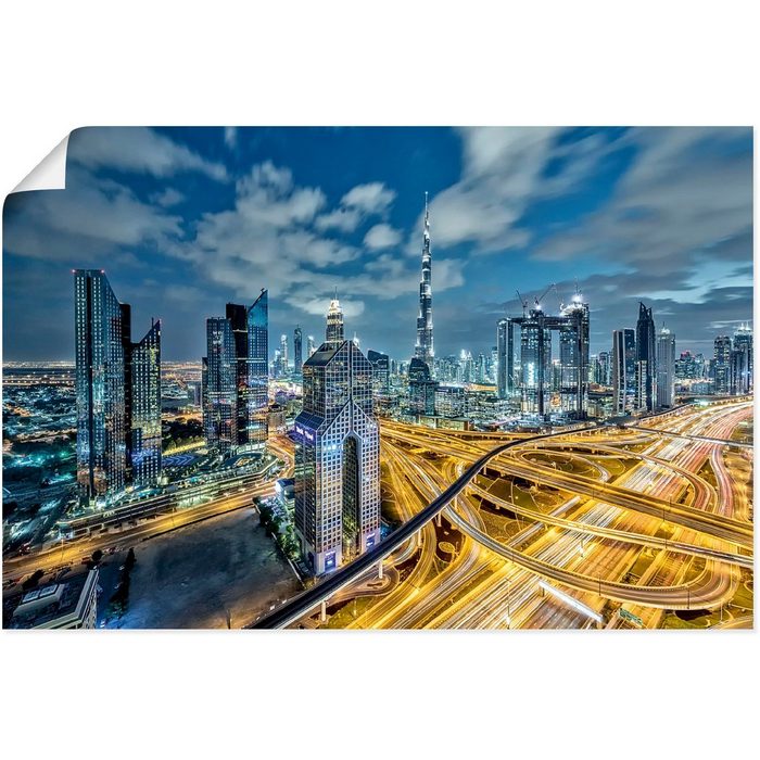 Artland Wandbild Dubai III Bilder von Asien (1 St) als Alubild Leinwandbild Wandaufkleber oder Poster in versch. Größen