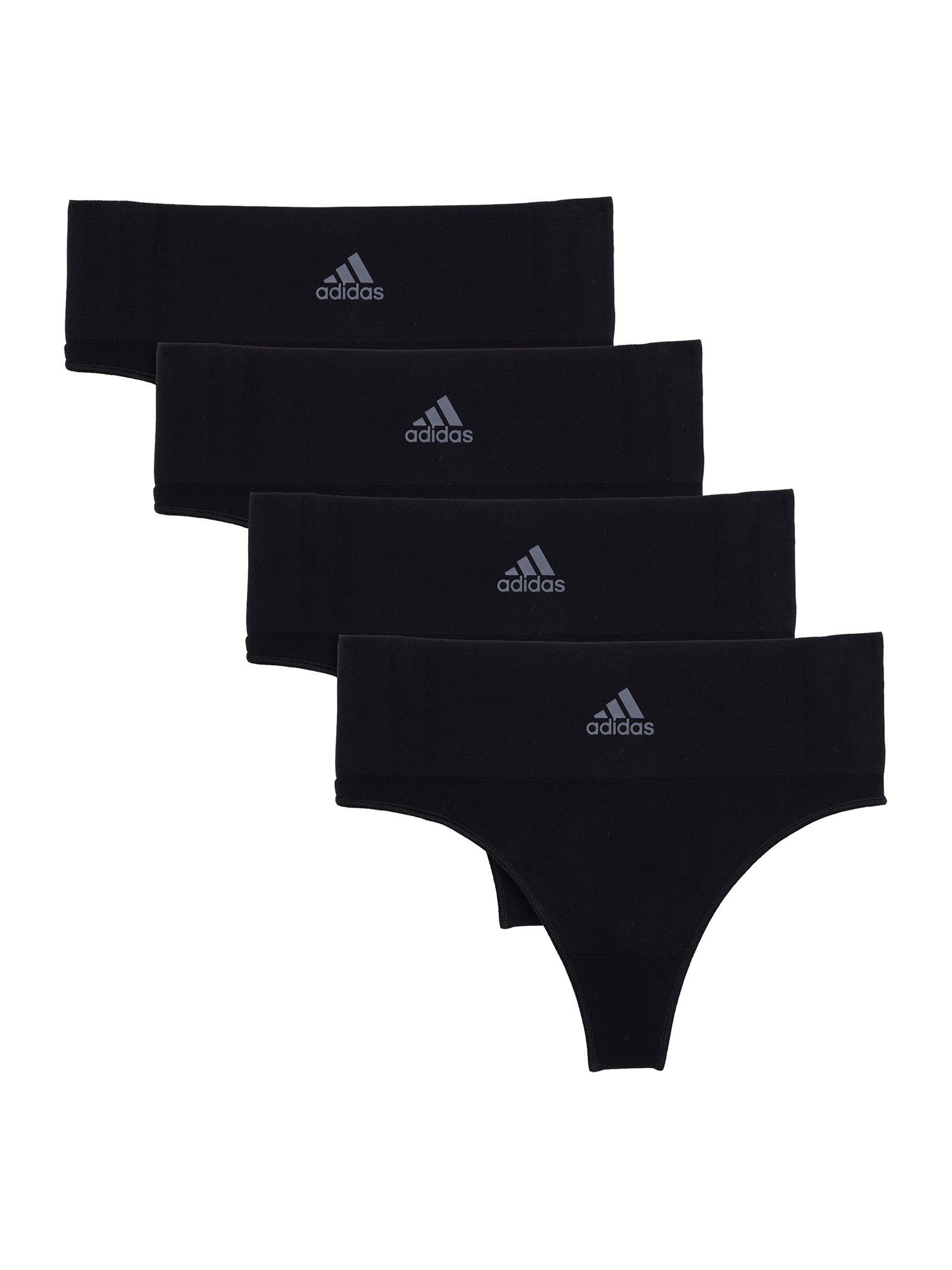 adidas Sportswear String Multi Stretch (4-St) unterhose unterwäsche tanga all black