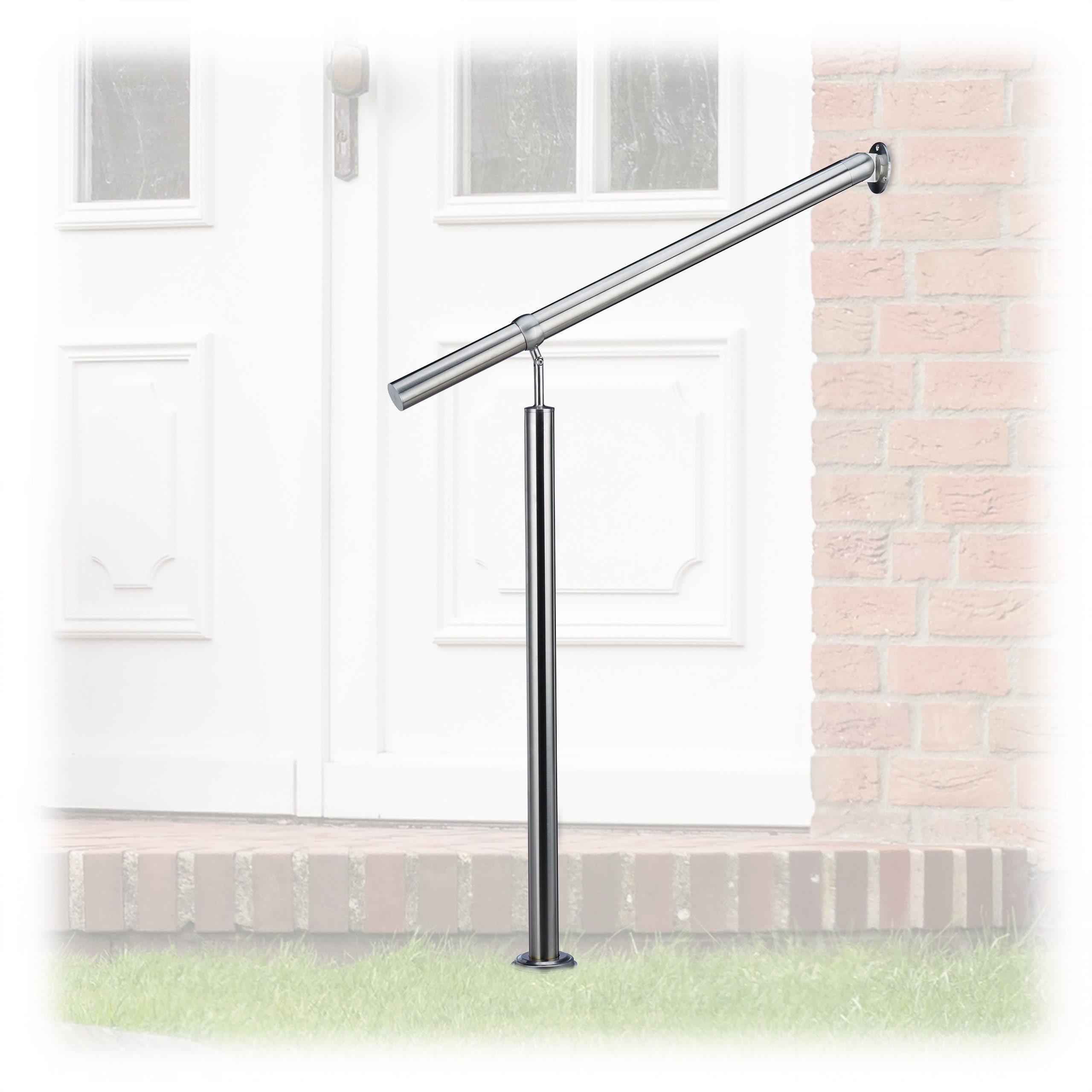 relaxdays Außentreppe Treppengeländer Edelstahl, 800 mm günstig online kaufen