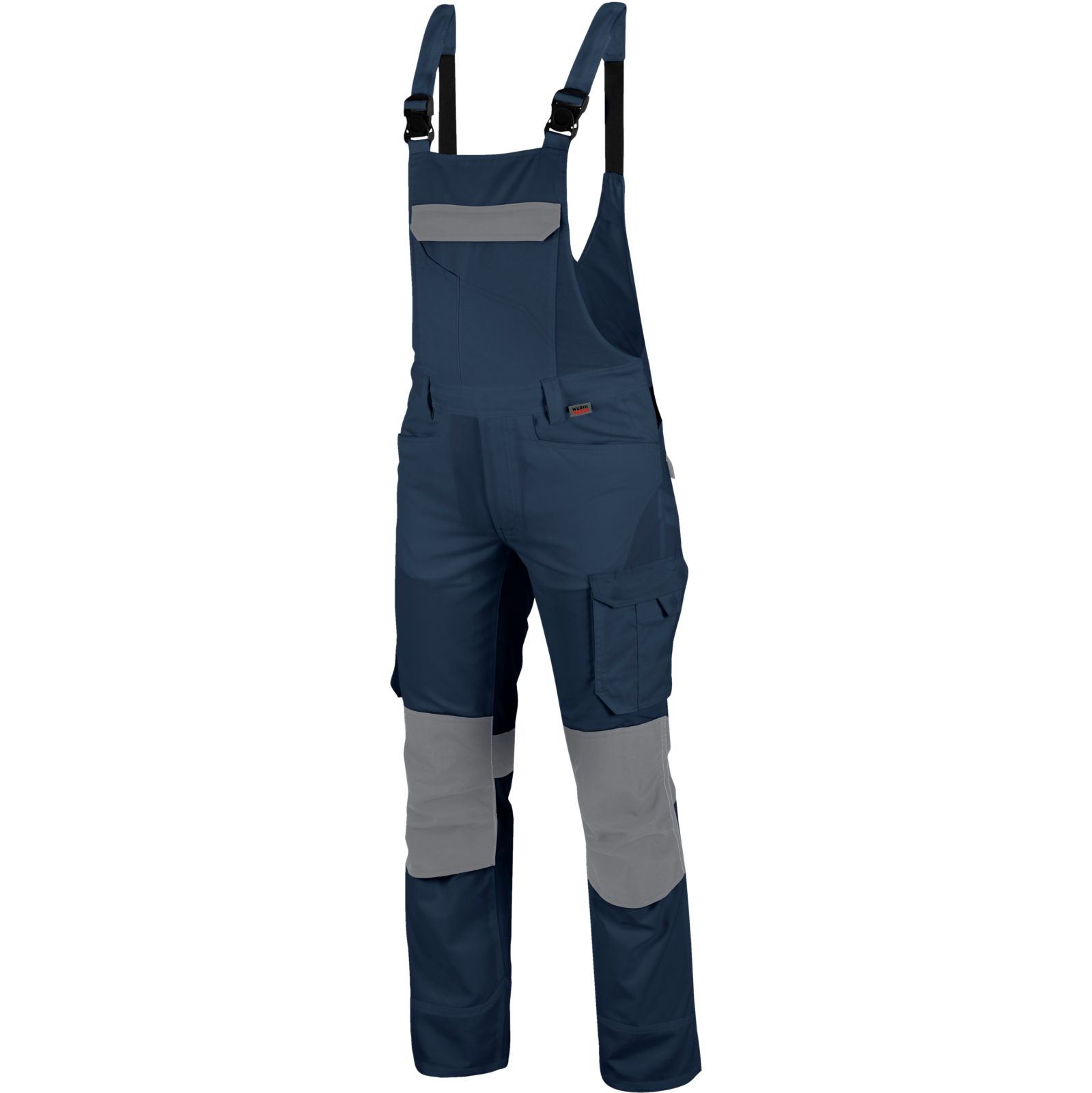 Würth MODYF Arbeitslatzhose Cetus Industriewäschetaugliche Hose für Handwerker Robuste Latzhose mit praktischen Taschen