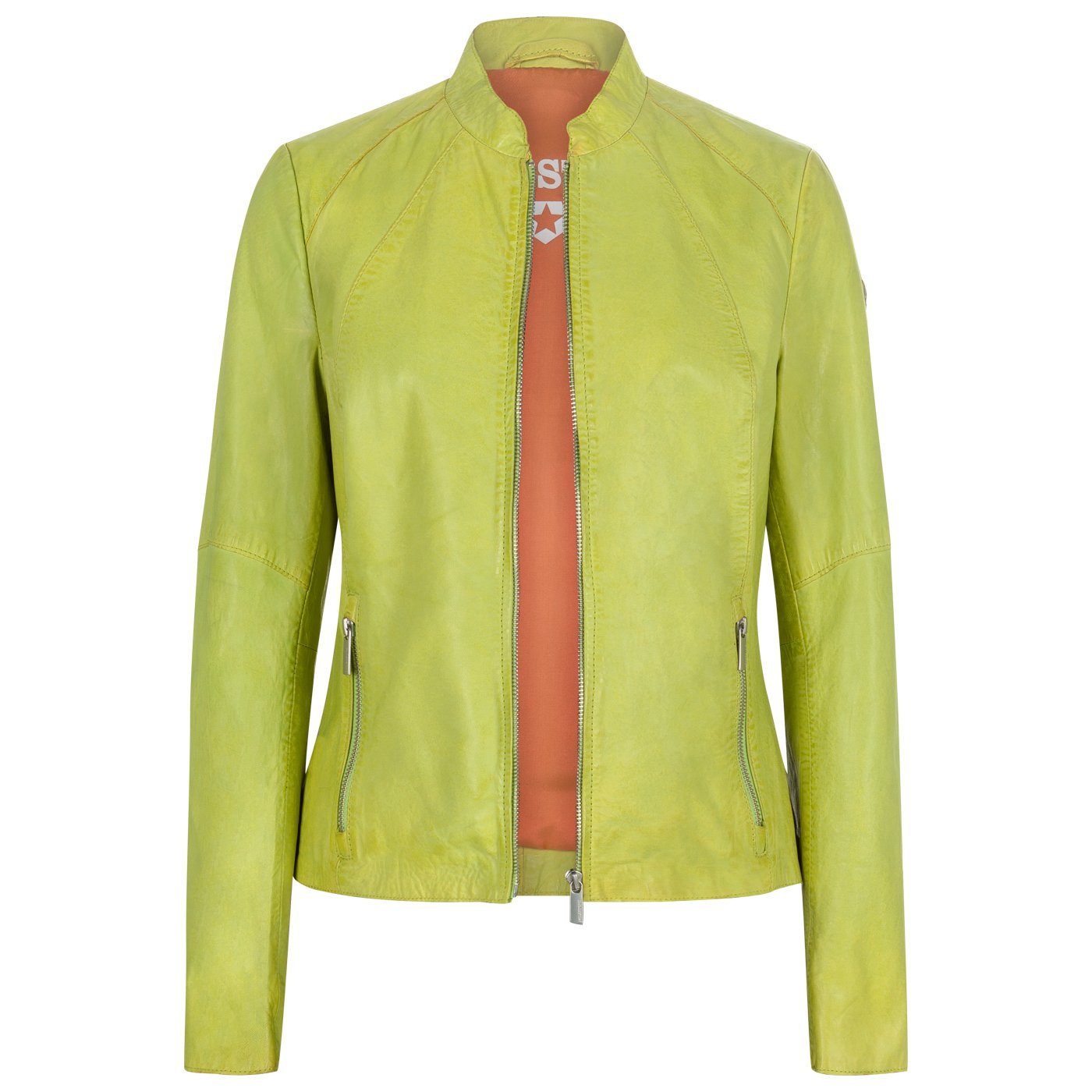 Milestone Lederjacke klassische Damenjacke aus Lammnappa günstig online kaufen