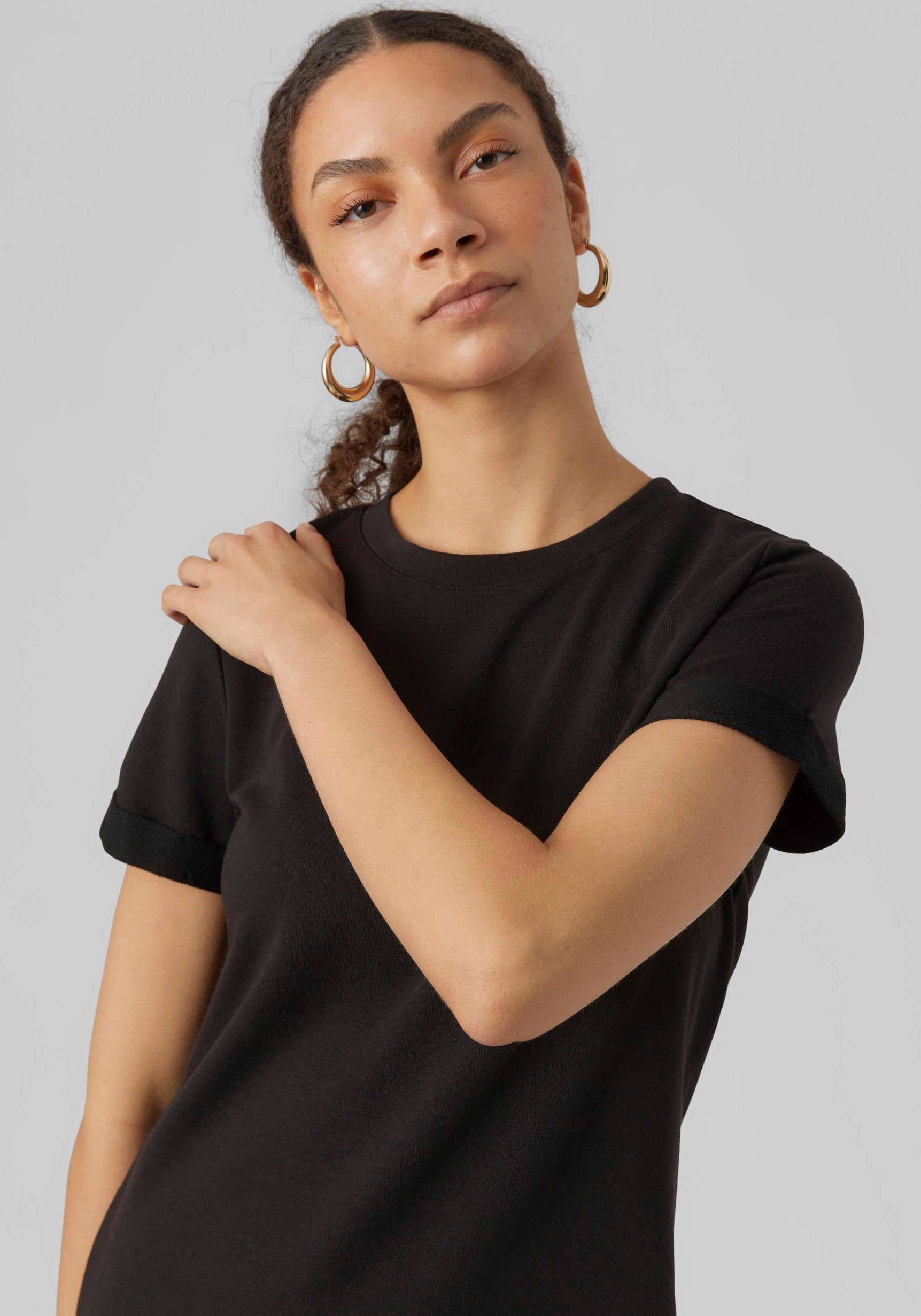 Vero Moda Jerseykleid VMSASHAMILLA SS SWEAT DRESS NOOS Sommerkleid